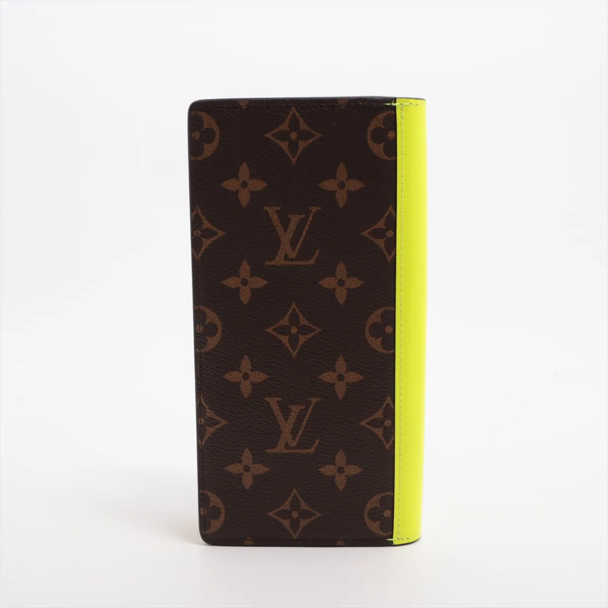 Monogram Macassar Portefeuille Brazza M80790 Brown x Yellow Long Wallet (RFID detected) — view 2