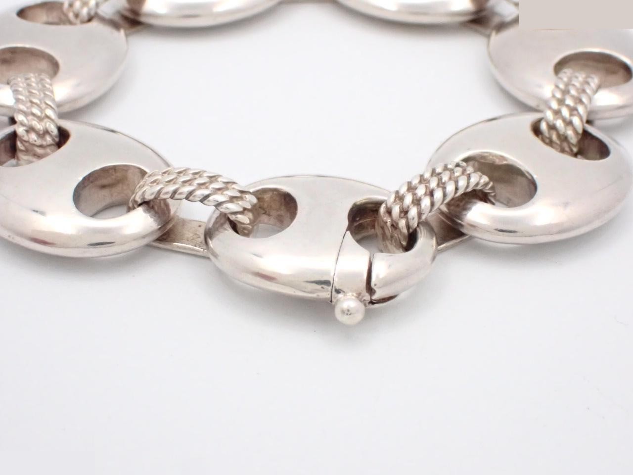 Chloris Bracelet, 800 Sterling Silver, 93.1g — view 3