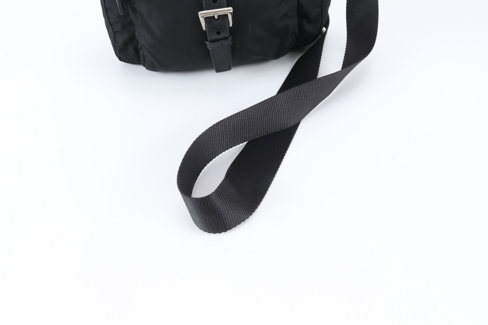 Tesuto Nylon Triangle Logo Leather — view 2