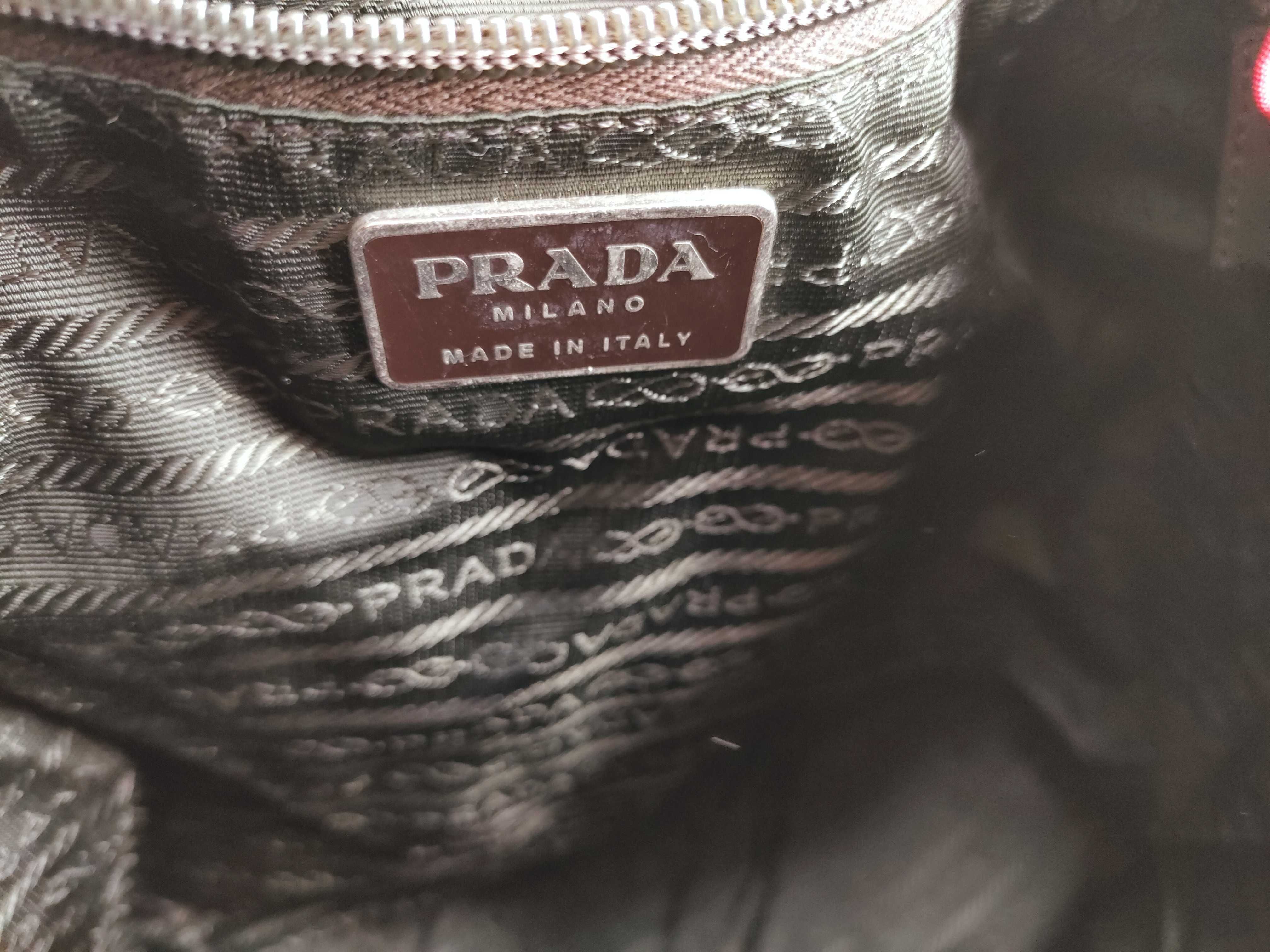 Nylon Backpack, Red — view 11