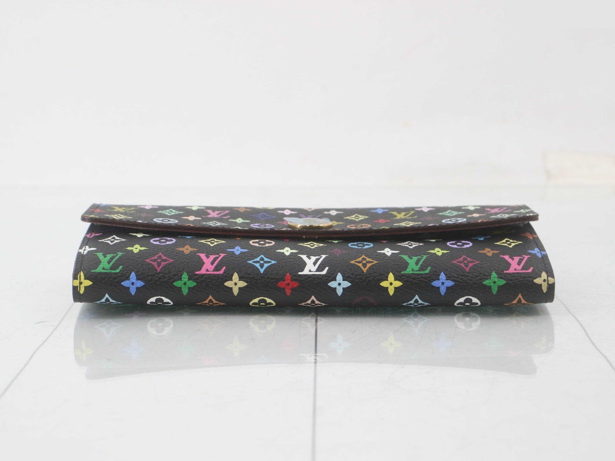 Portefeuille Sarah Noir Violet — view 3