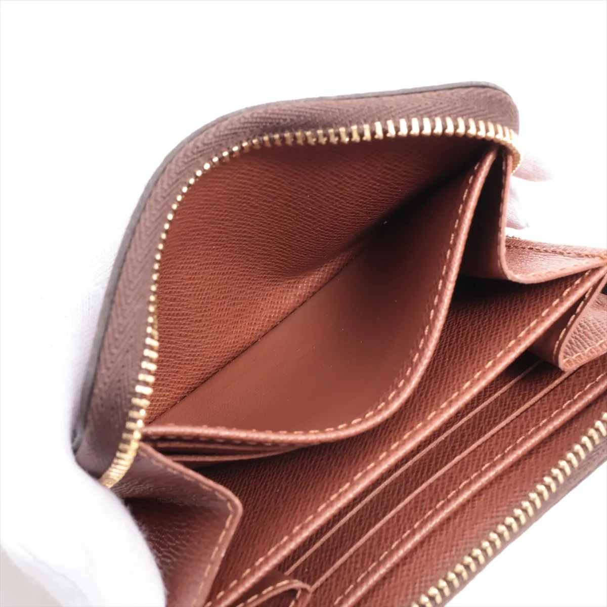 Monogram Zippy Coin Purse M60067 Brown Coin Purse RFID Reactive — view 4