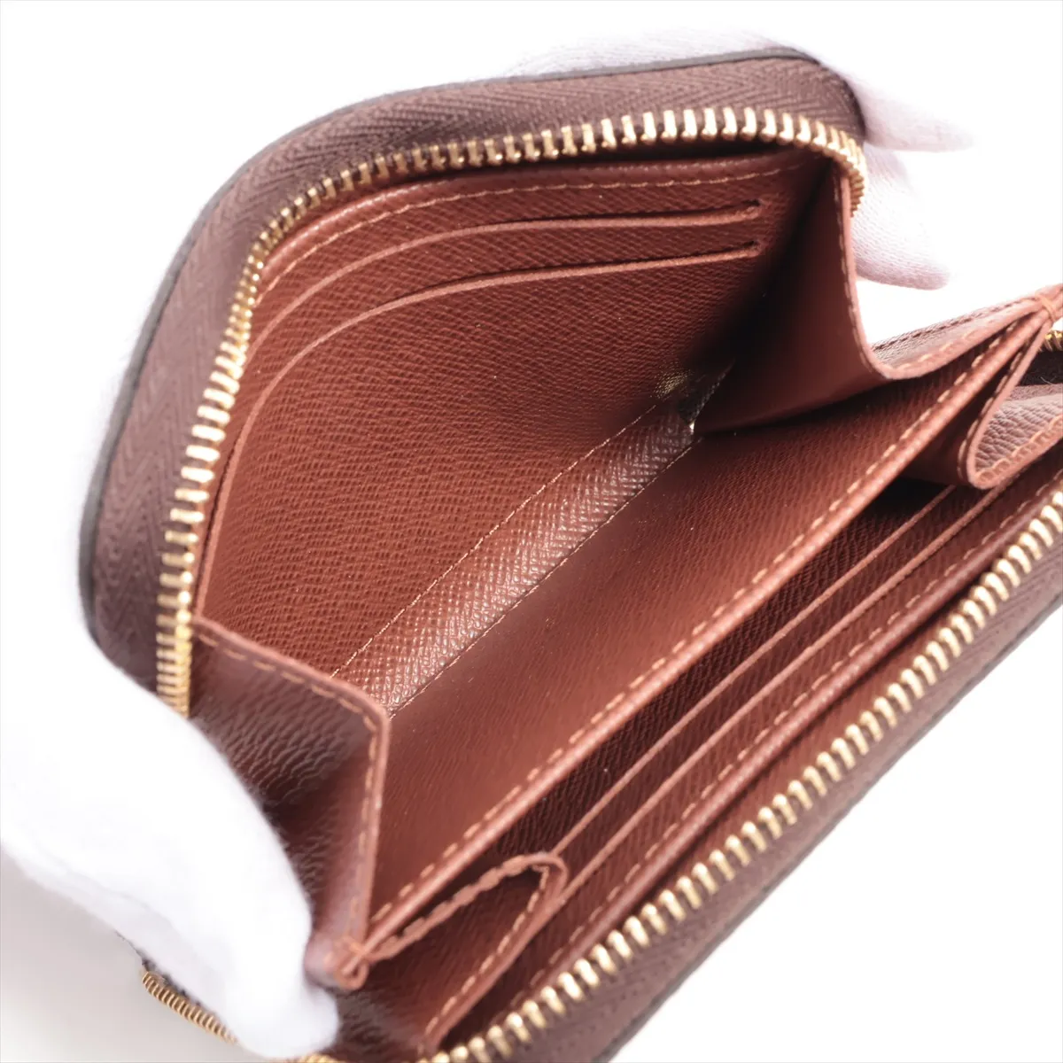 Monogram Zippy Coin Purse M60067 Brown Coin Purse RFID Reactive — view 5