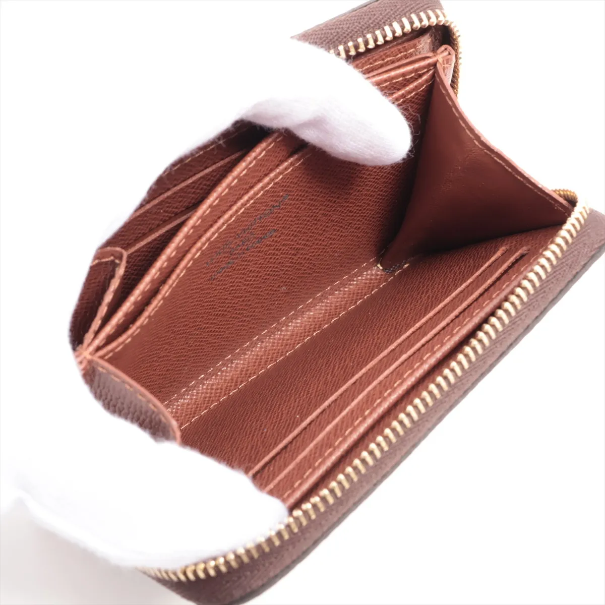 Monogram Zippy Coin Purse M60067 Brown Coin Purse RFID Reactive — view 7