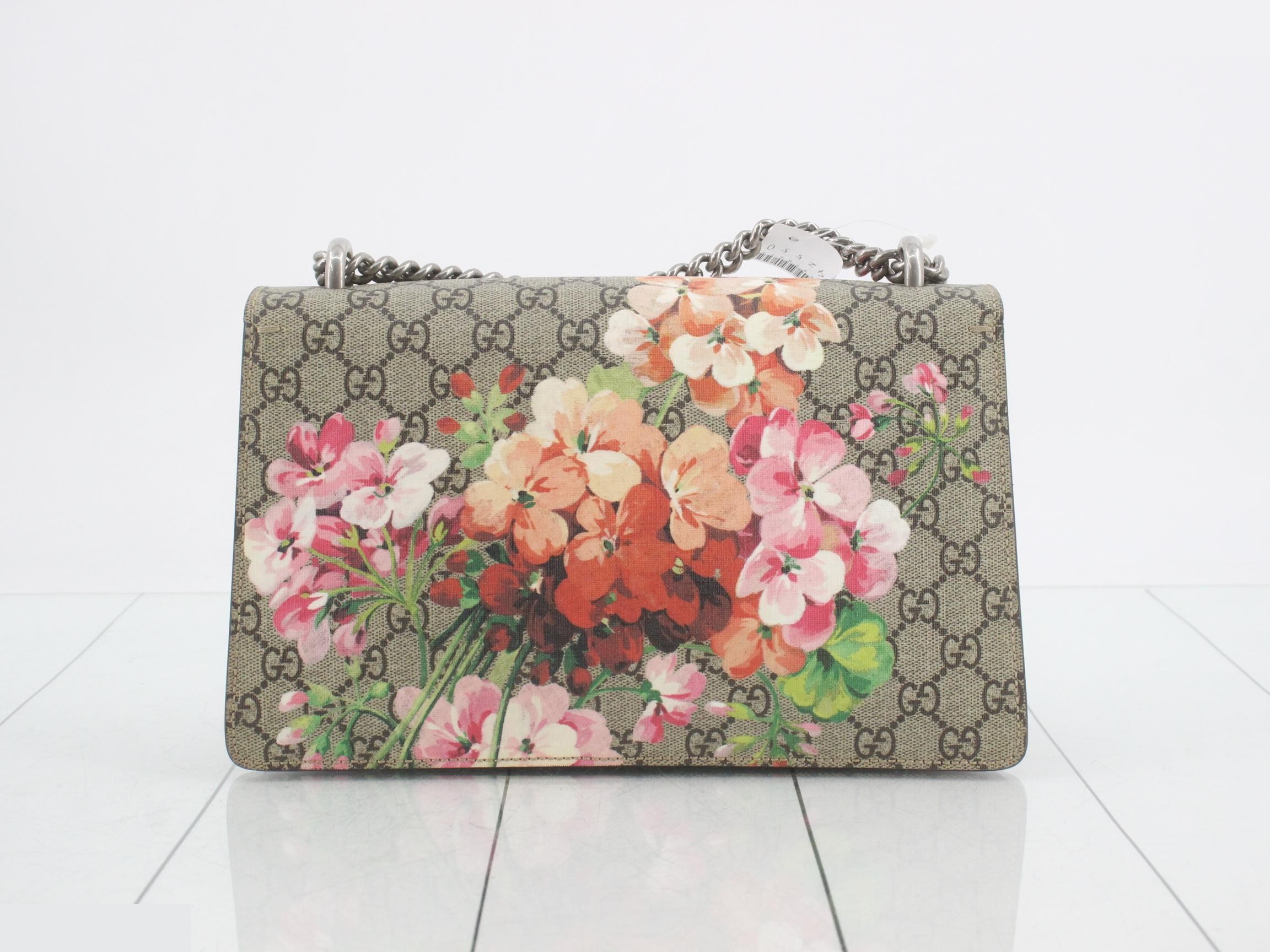 Dionysus Blooms GG Supreme Chain Shoulder Bag — view 2