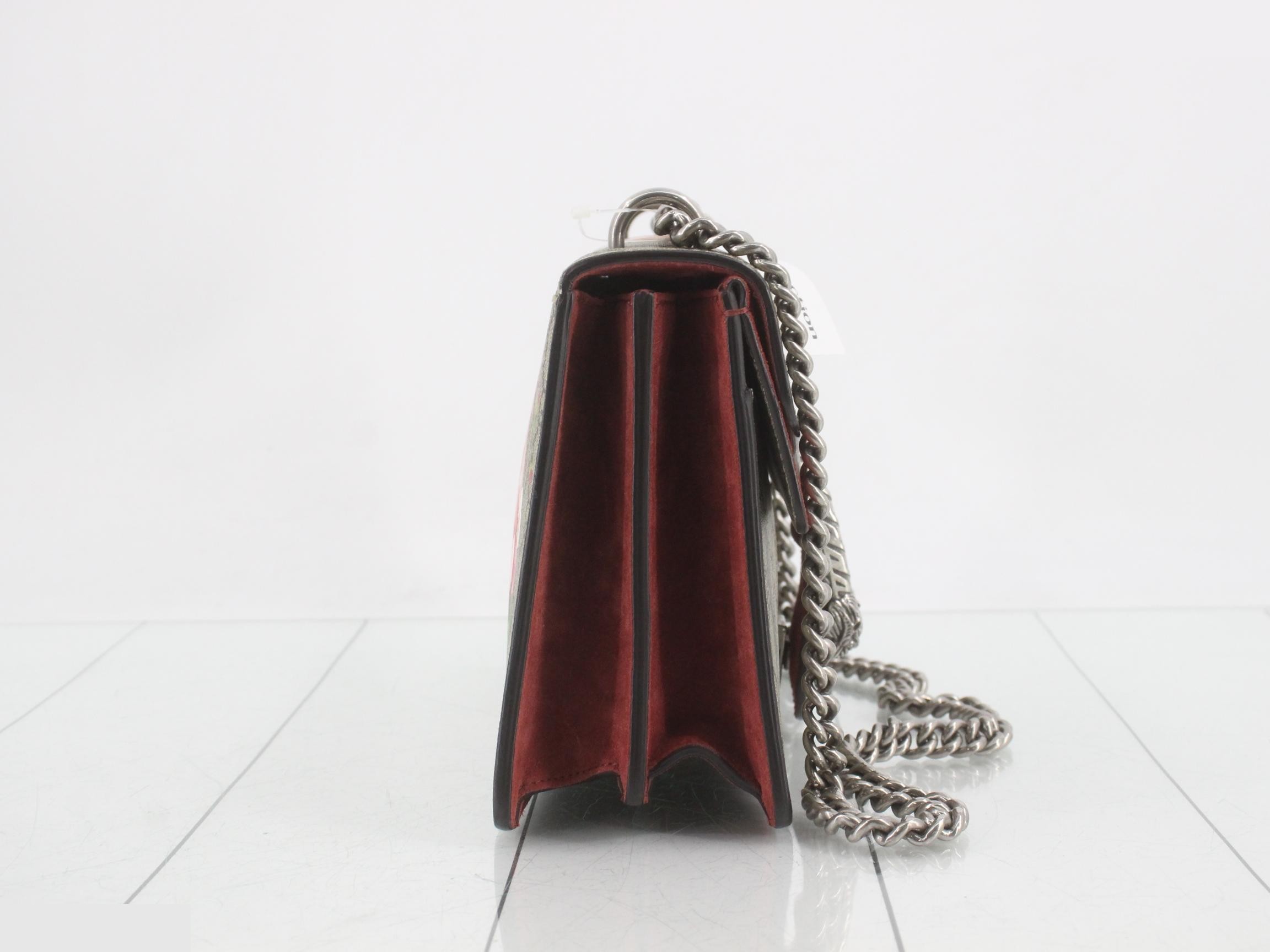 Dionysus Blooms GG Supreme Chain Shoulder Bag — view 4