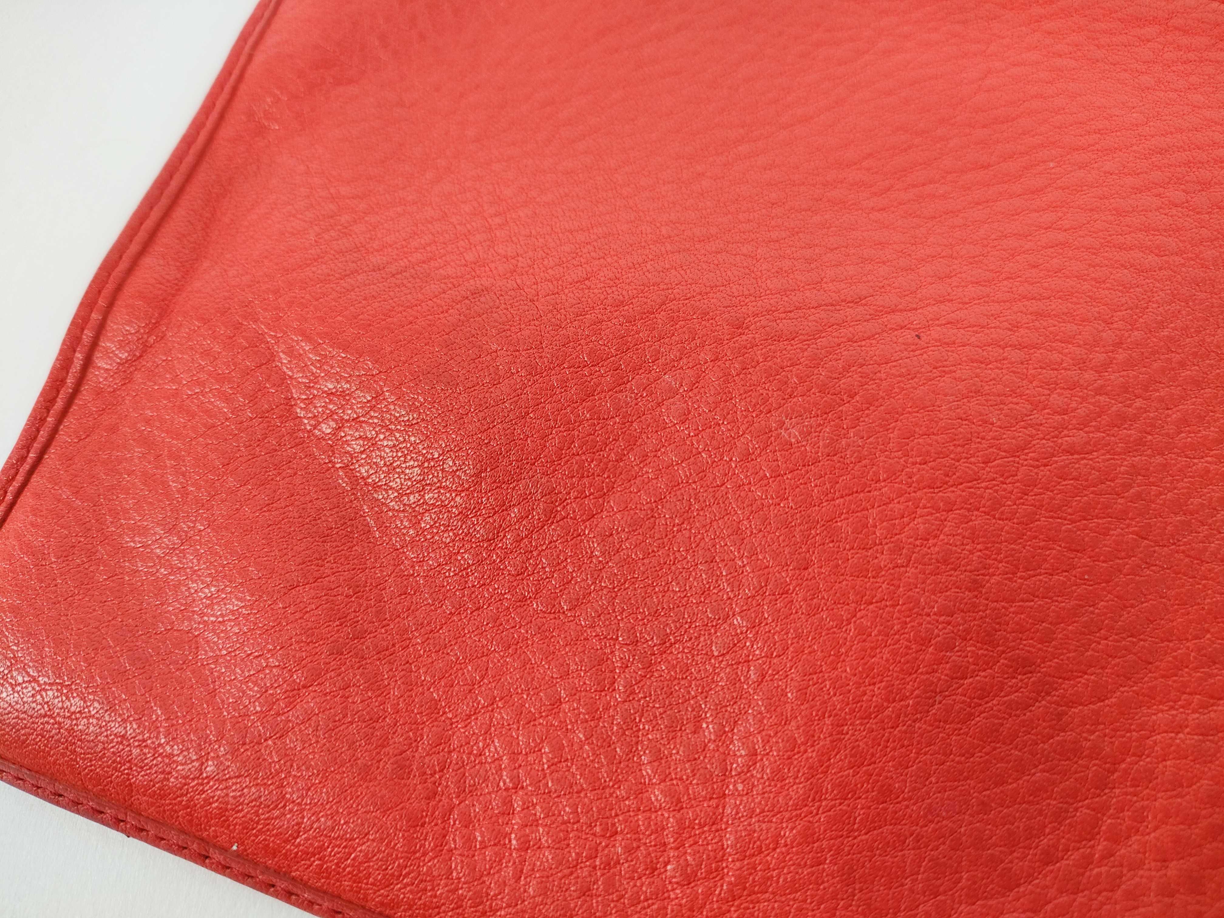 clutch bag, red pouch — view 12