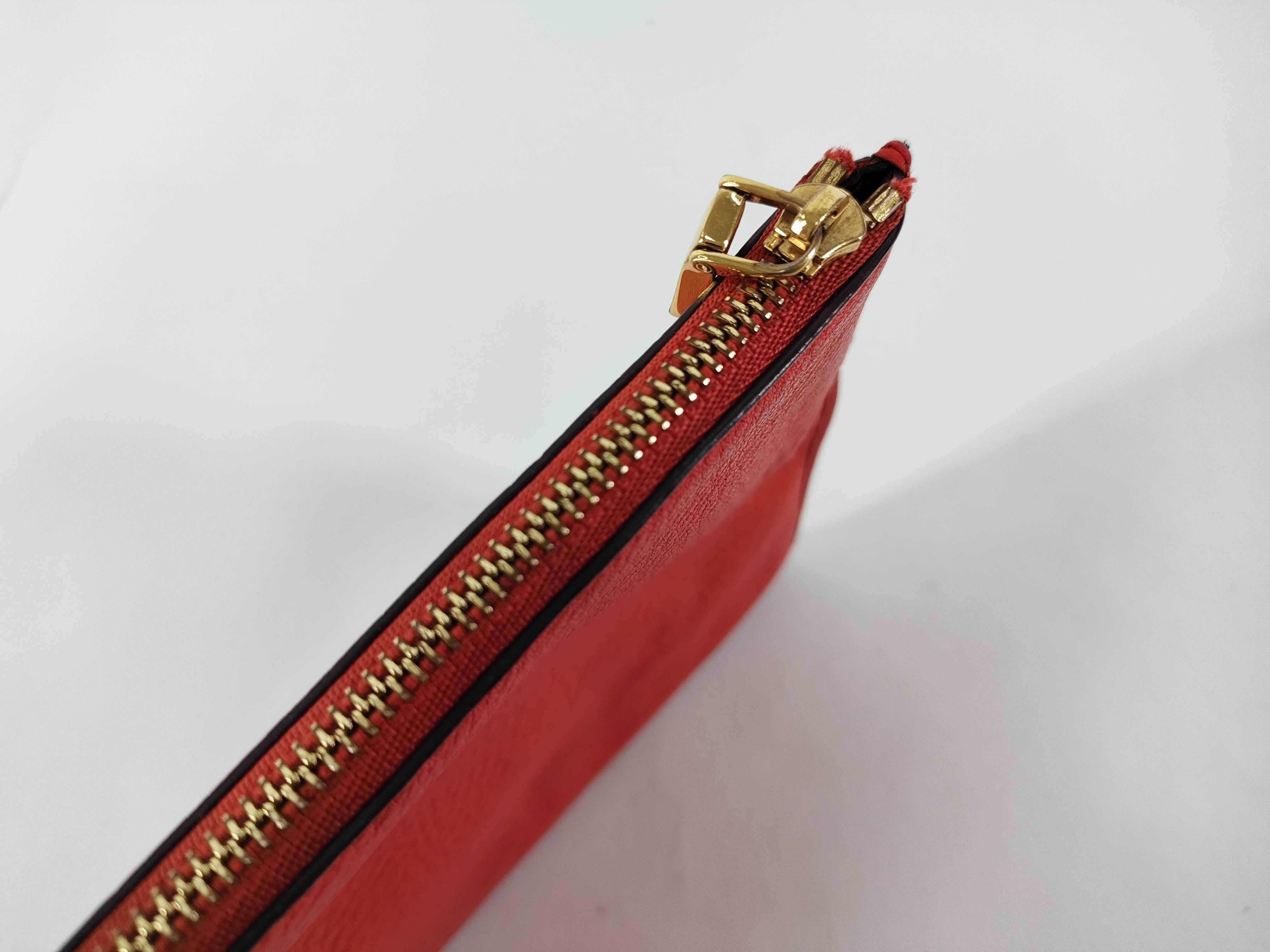 clutch bag, red pouch — view 8
