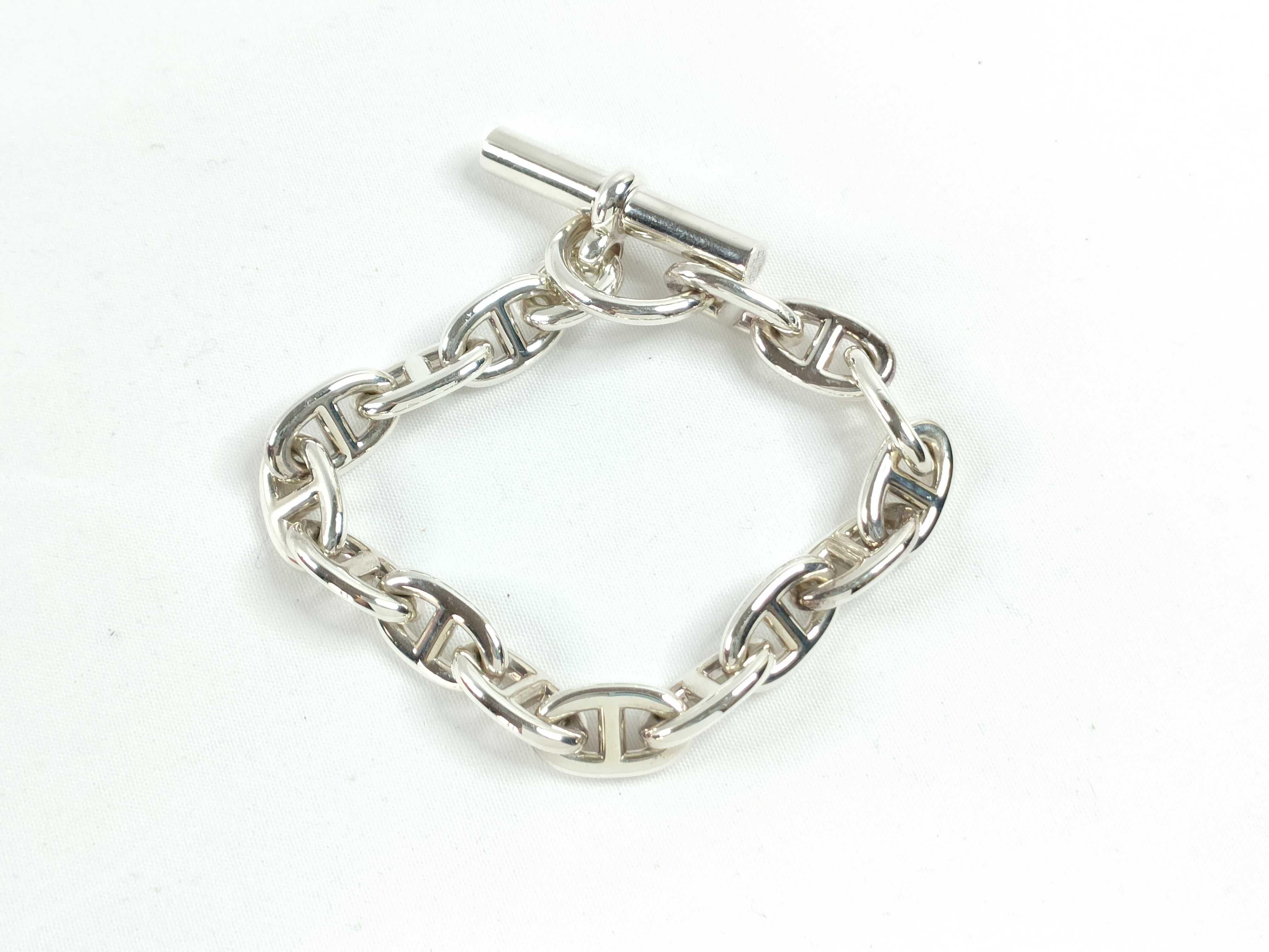Chaine d'Ancre Bracelet, 15 links, MM size. Bracelet/Bangle. — view 2