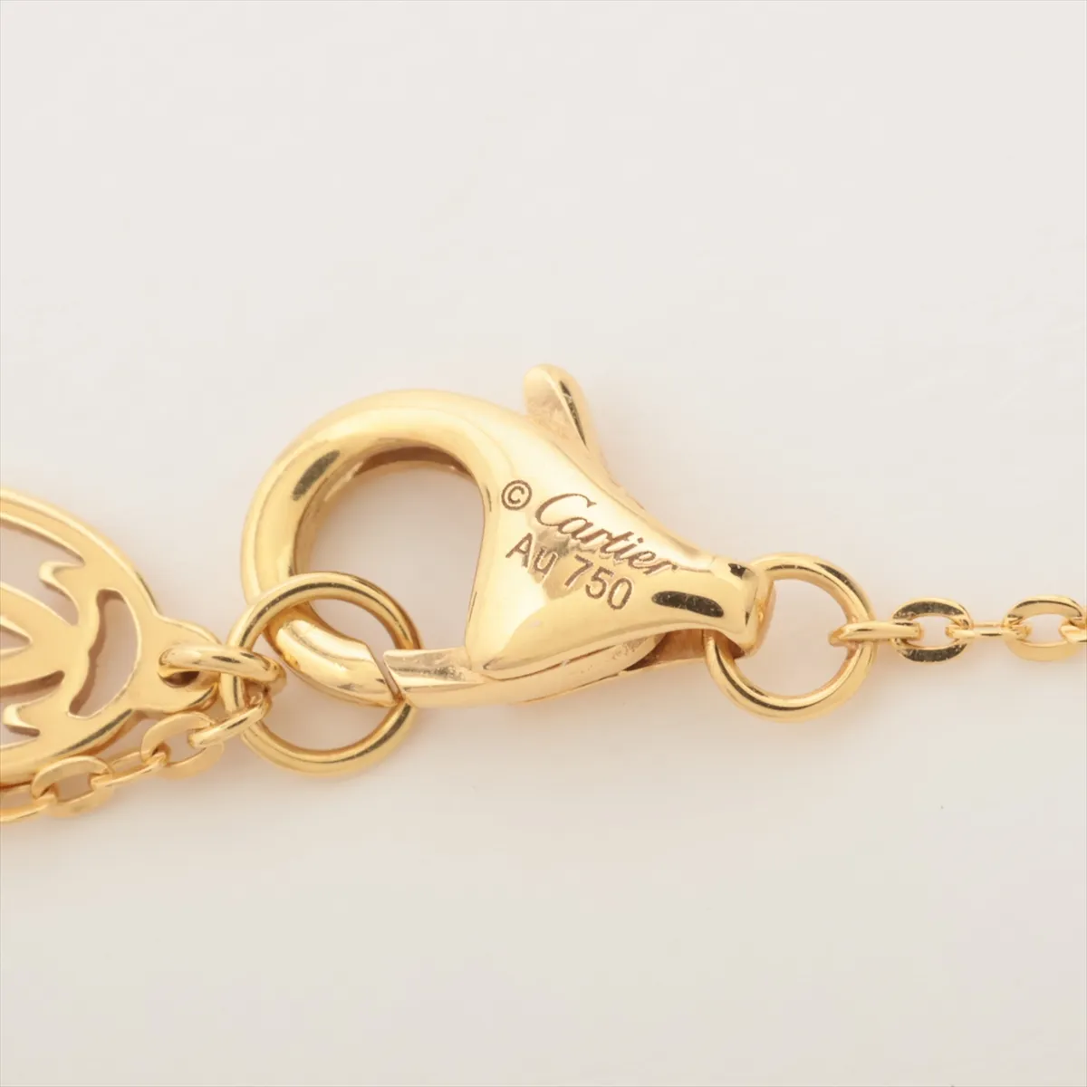 Baby Trinity 1P Diamond Necklace 750(YG×PG×WG) 2.8g 662ANK — view 4