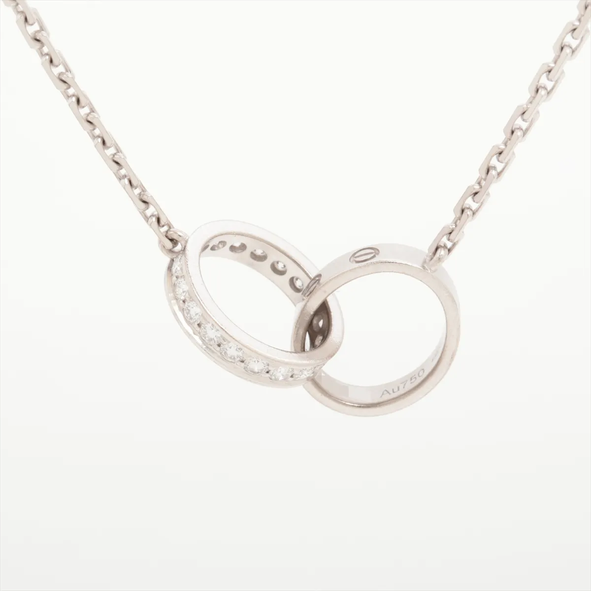 Baby Love Diamond Necklace 750 (WG) 7.2g BAY083 — view 2
