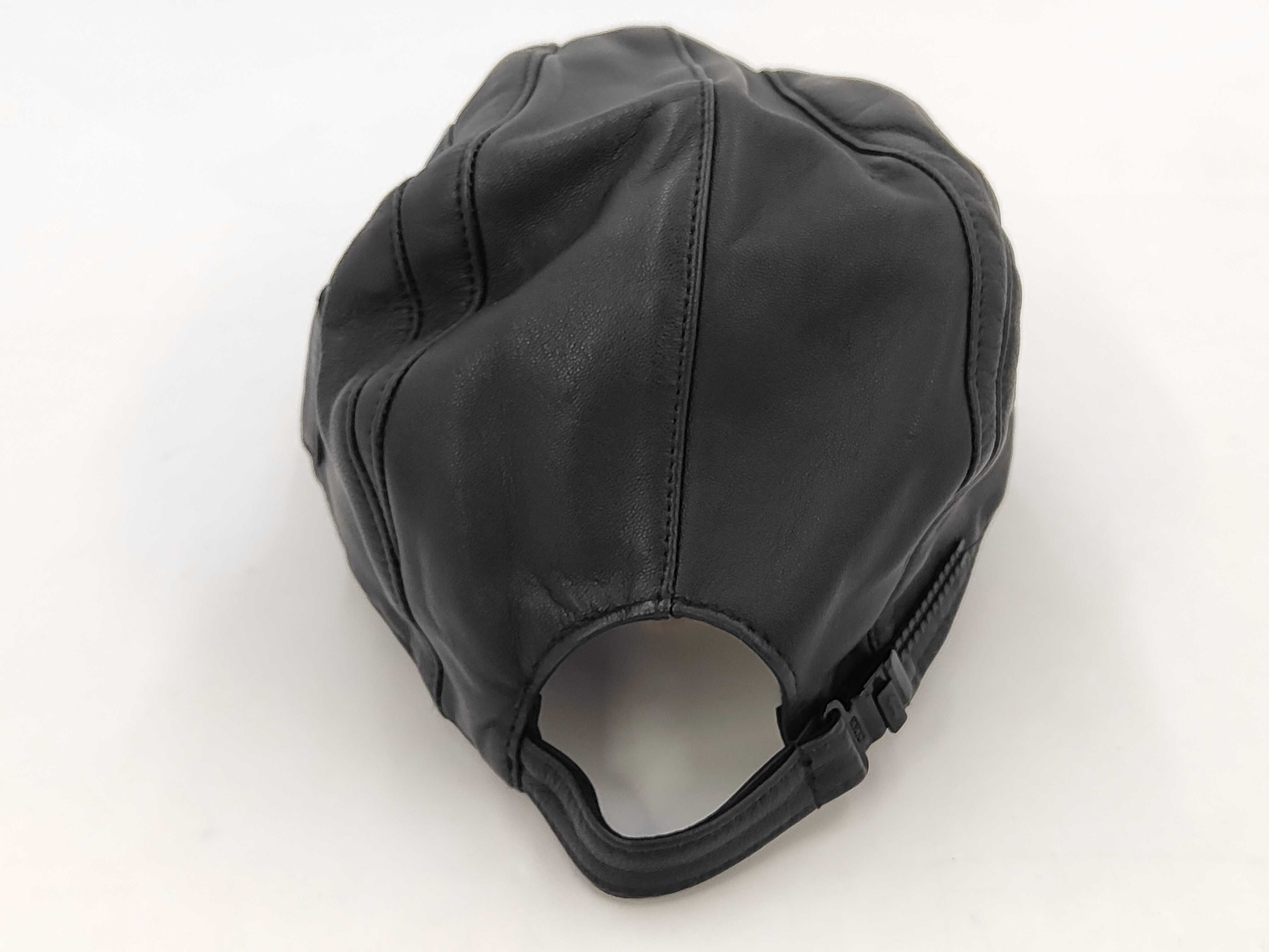 Cap Coco Mark Lambskin Leather Hat Baseball Cap Other Accessories — view 3