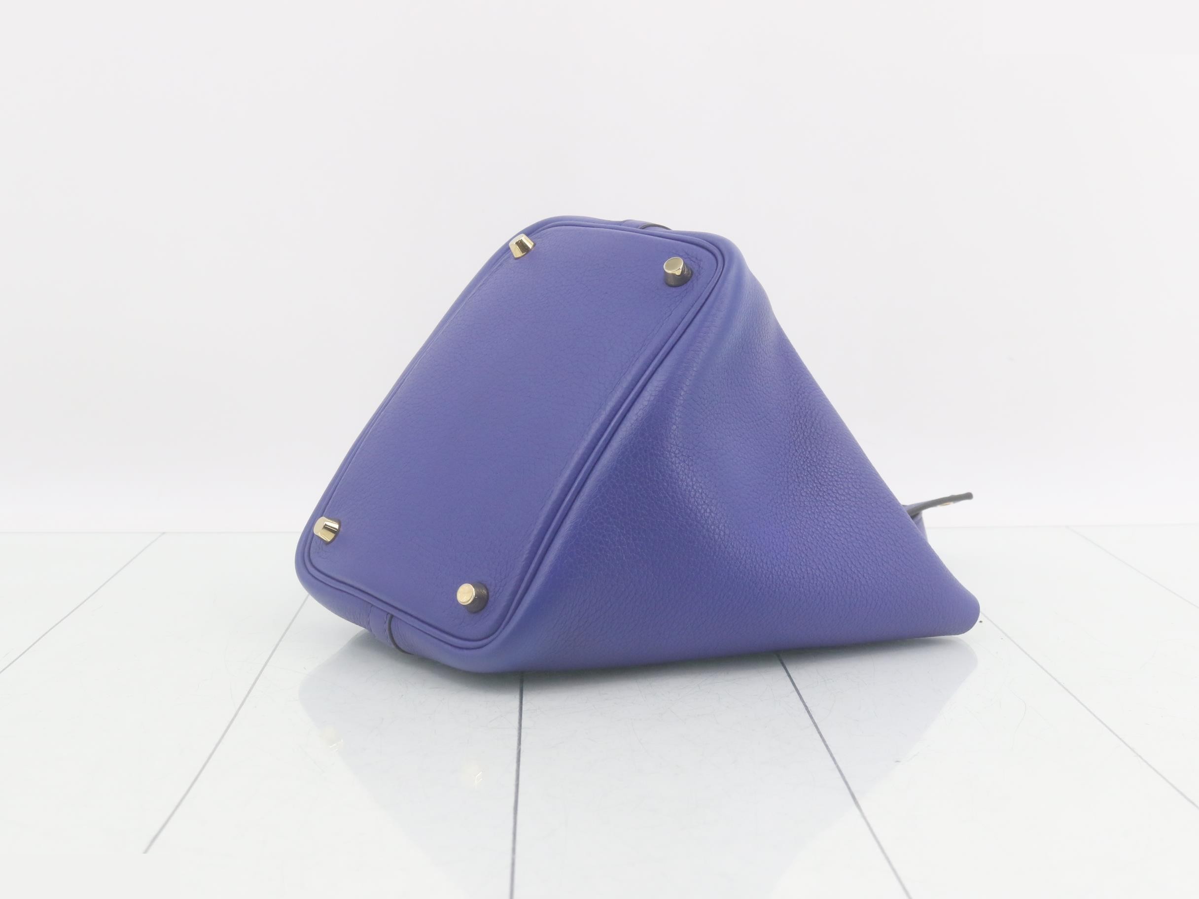 Picotin Lock PM handbag, A stamp. — view 6