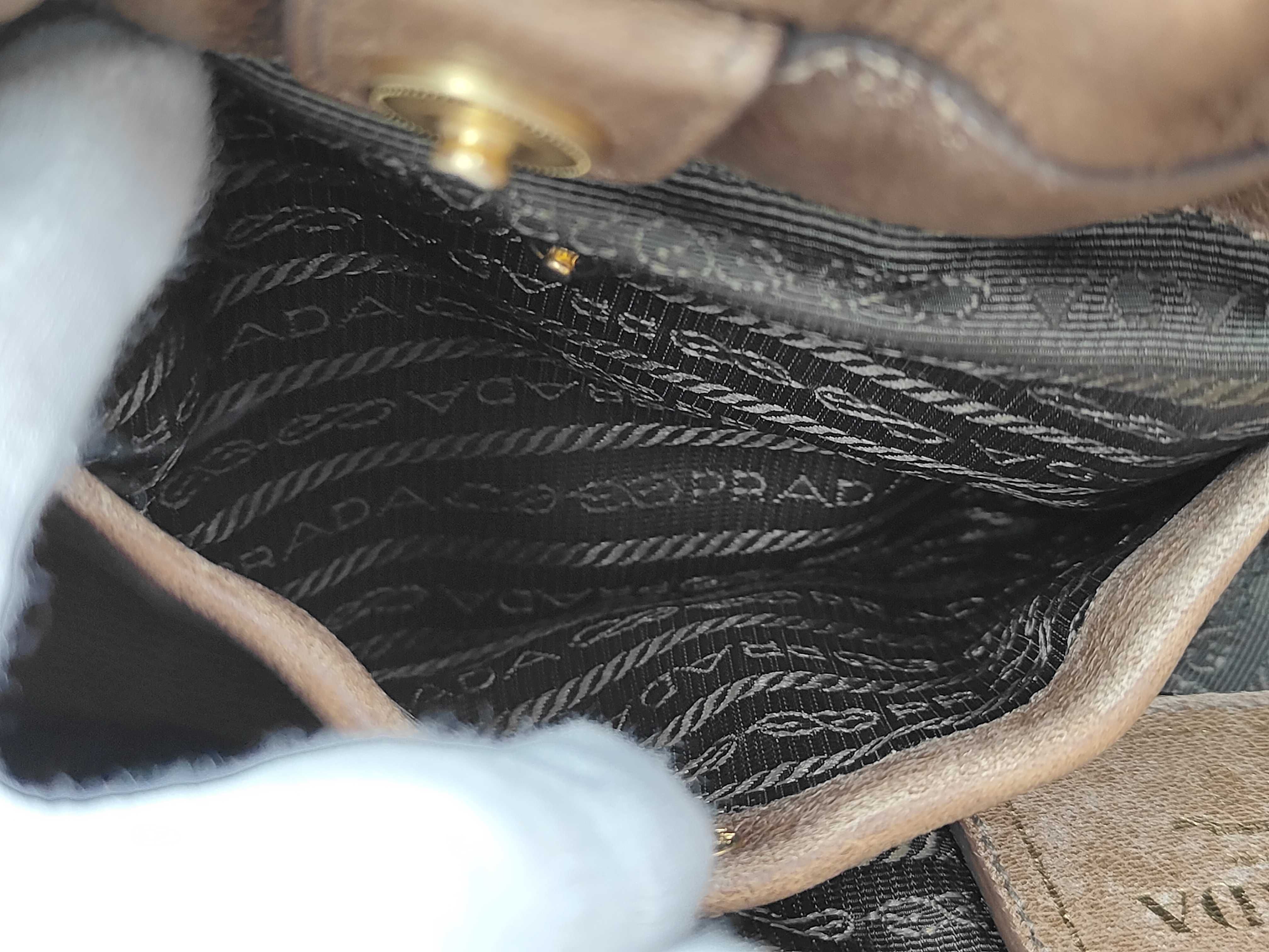 Cervo Leather Brown 2-Way Tote Bag Shoulder Bag — view 12