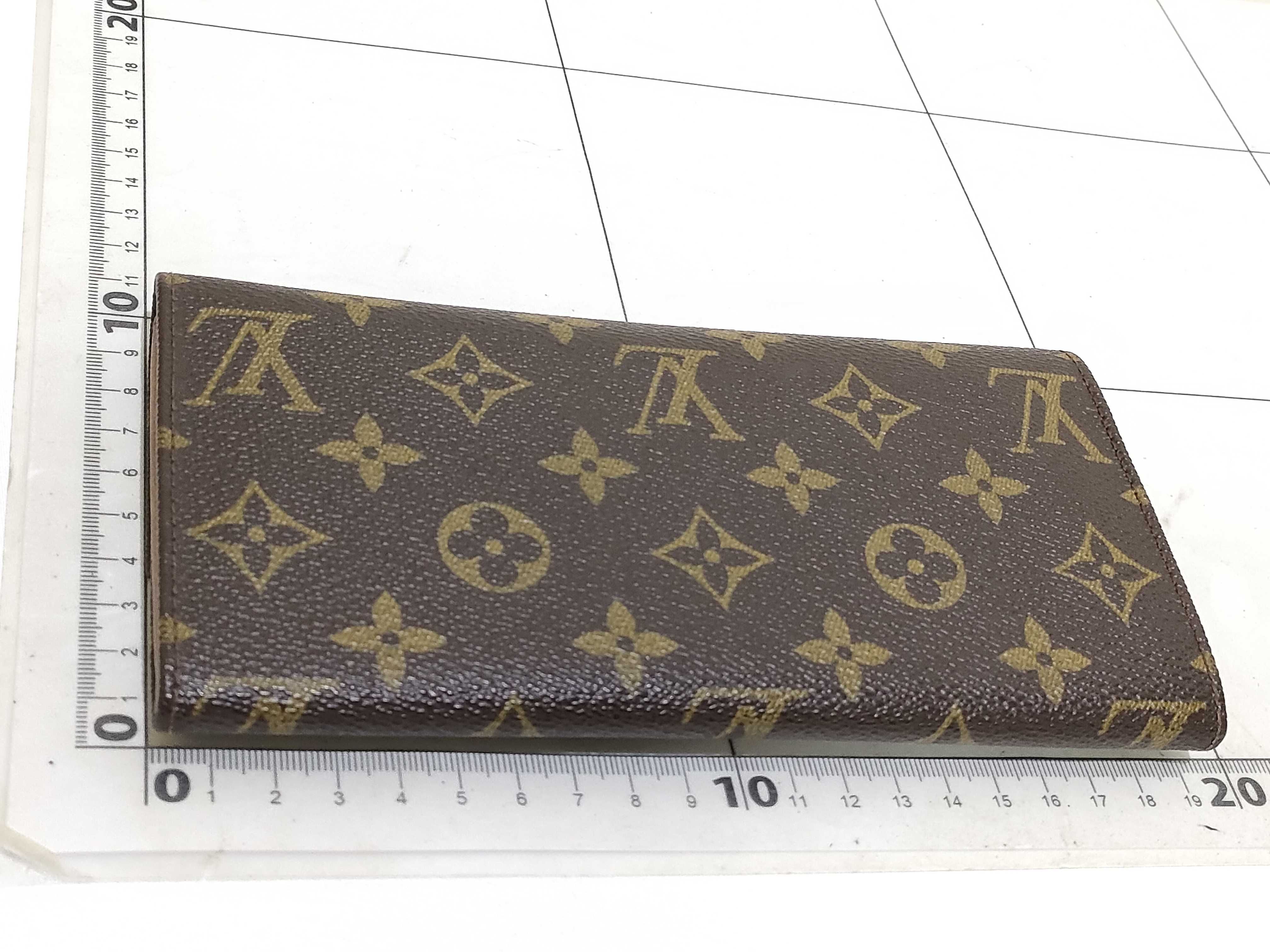 Monogram Louis Vuitton Monogram Long Wallet Pochette Portemonnaie Credit M61724 864AN Wallet — view 2