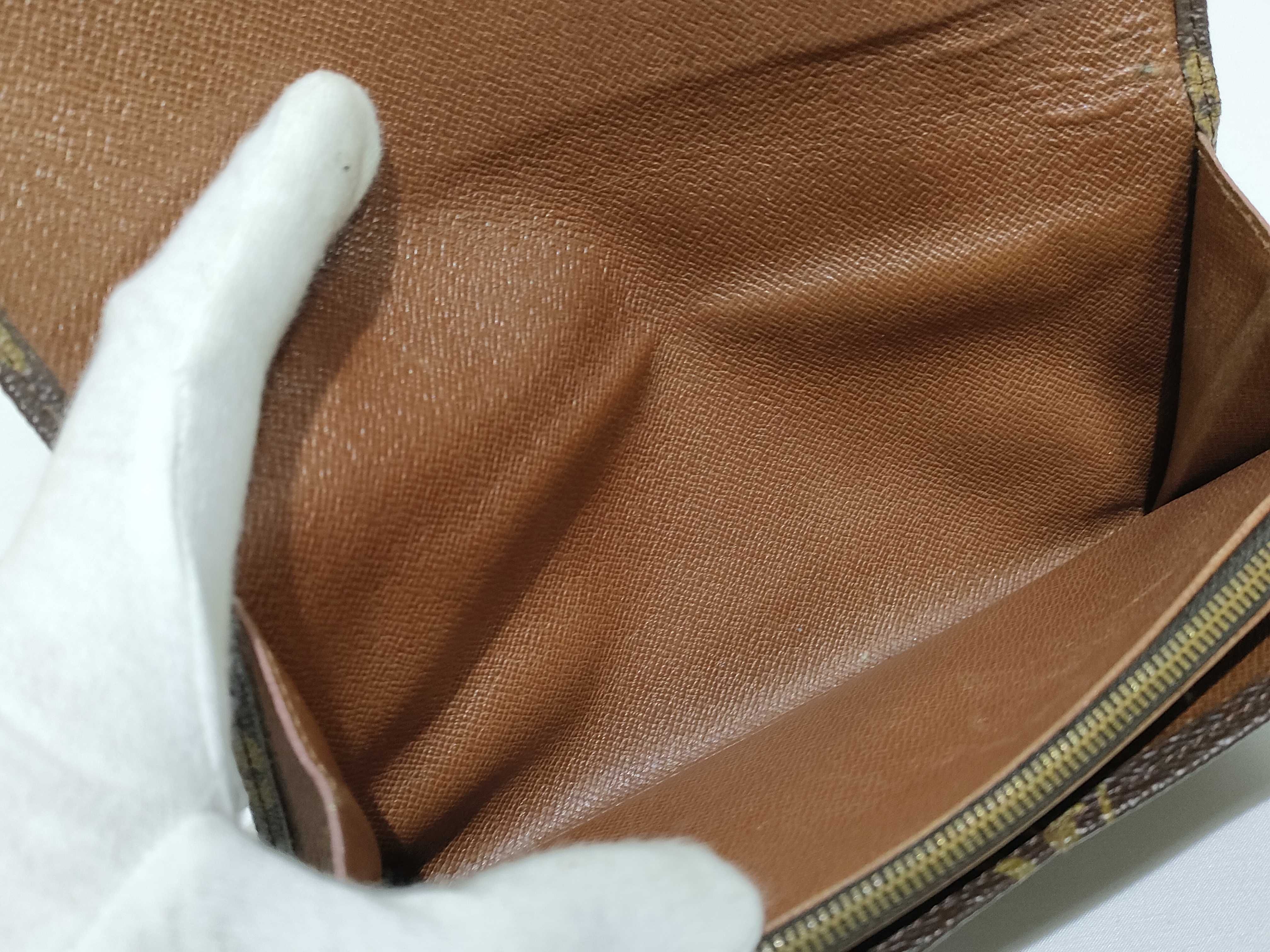 Monogram Louis Vuitton Monogram Long Wallet Pochette Portemonnaie Credit M61724 864AN Wallet — view 12