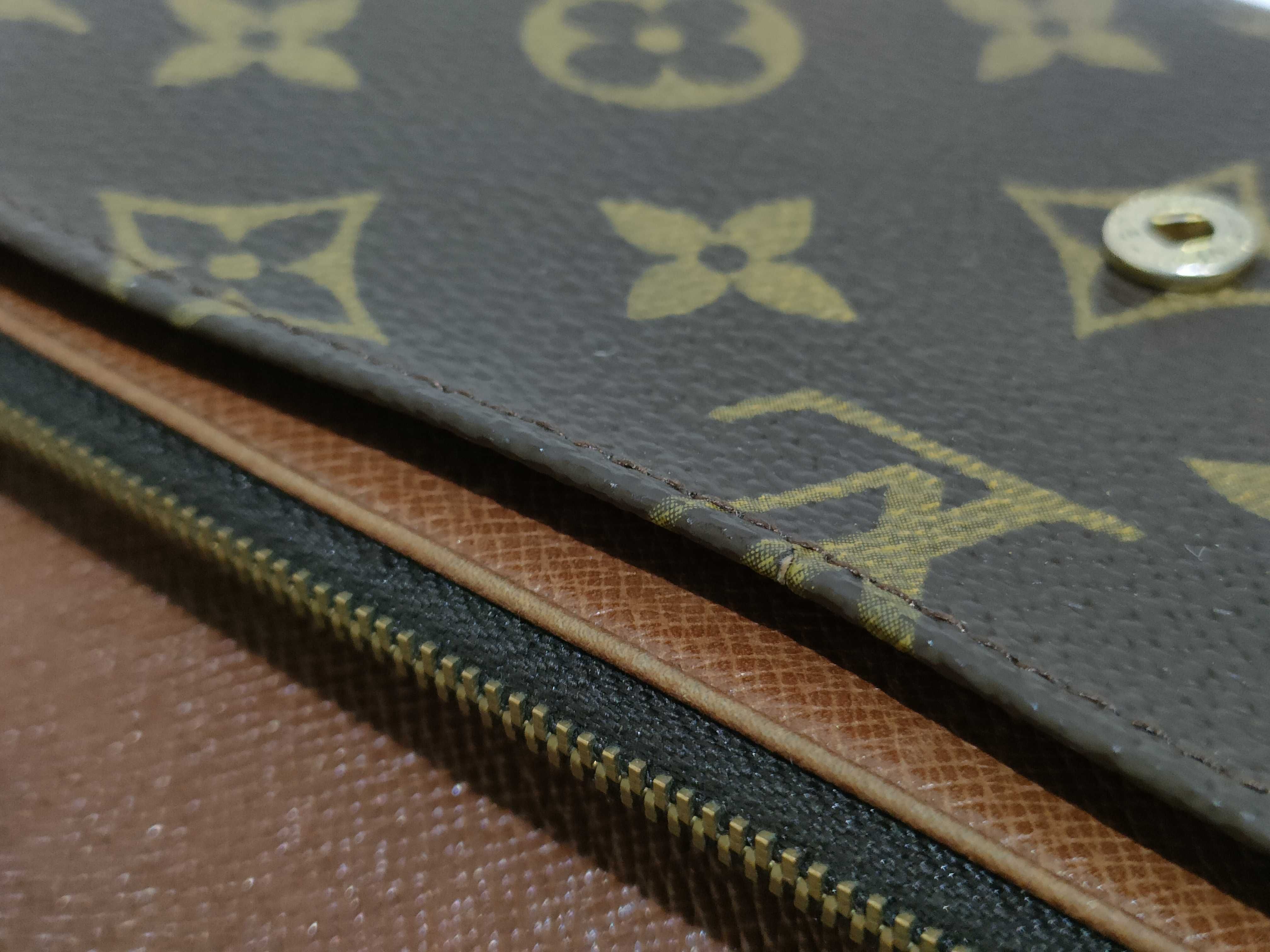 Monogram Louis Vuitton Monogram Long Wallet Pochette Portemonnaie Credit M61724 864AN Wallet — view 13