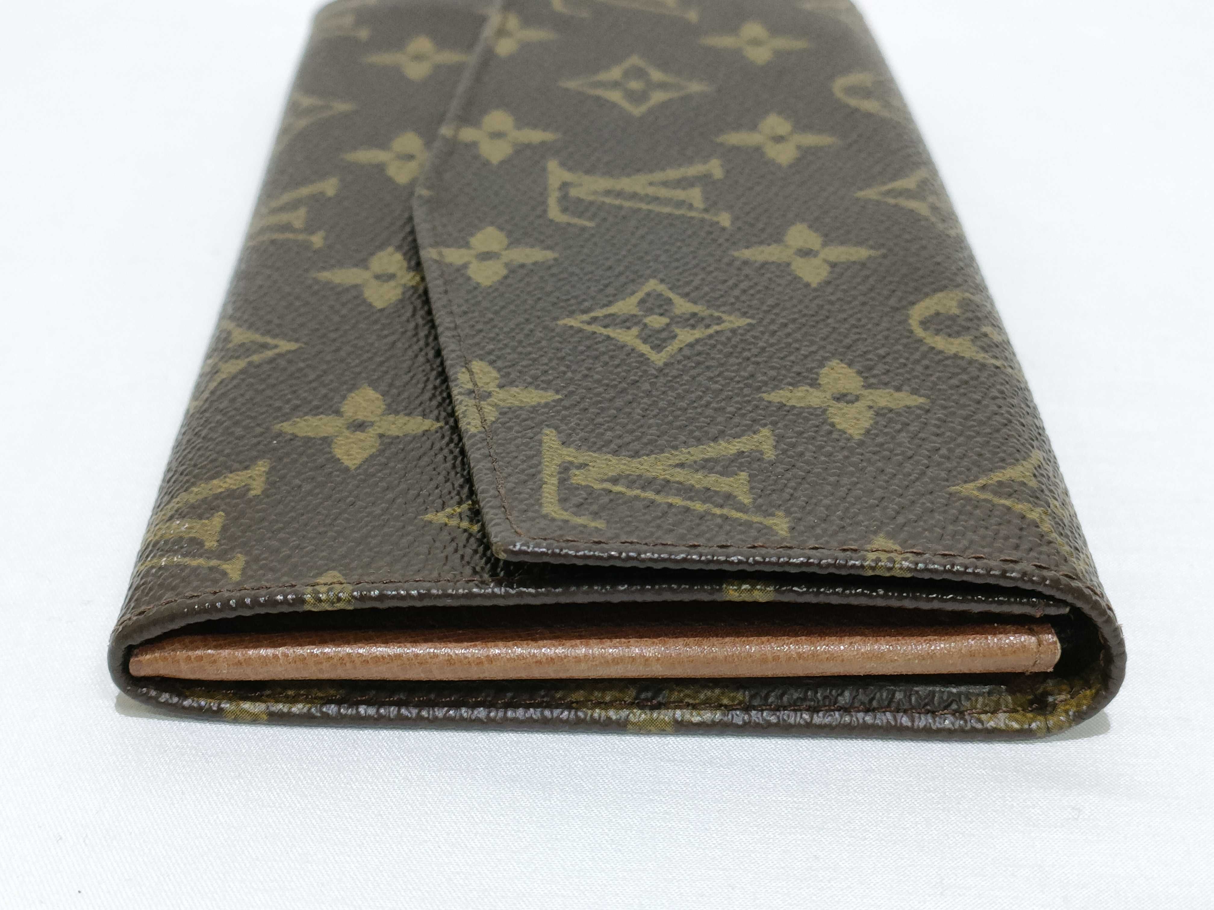 Monogram Louis Vuitton Monogram Long Wallet Pochette Portemonnaie Credit M61724 864AN Wallet — view 5