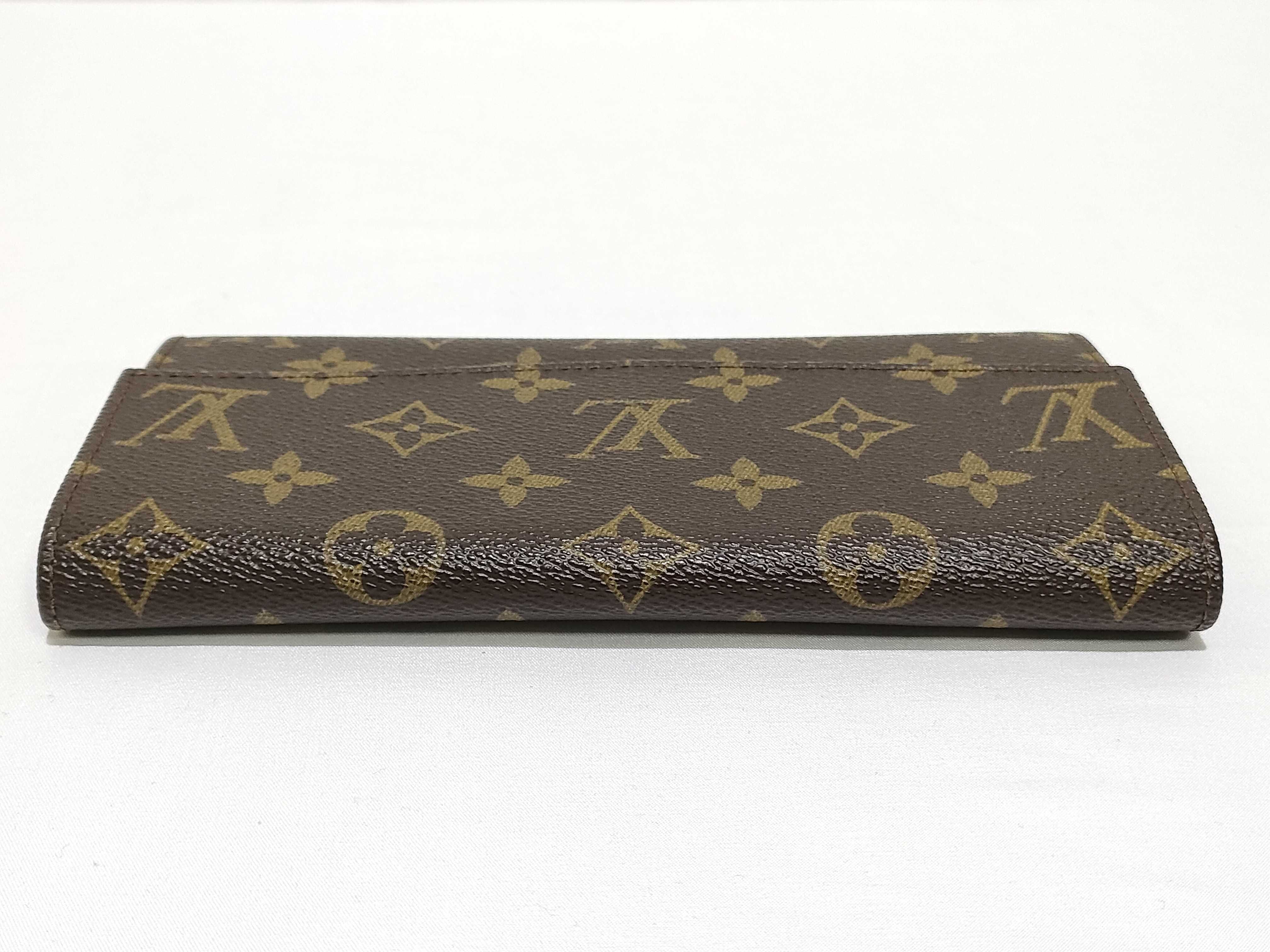 Monogram Louis Vuitton Monogram Long Wallet Pochette Portemonnaie Credit M61724 864AN Wallet — view 6