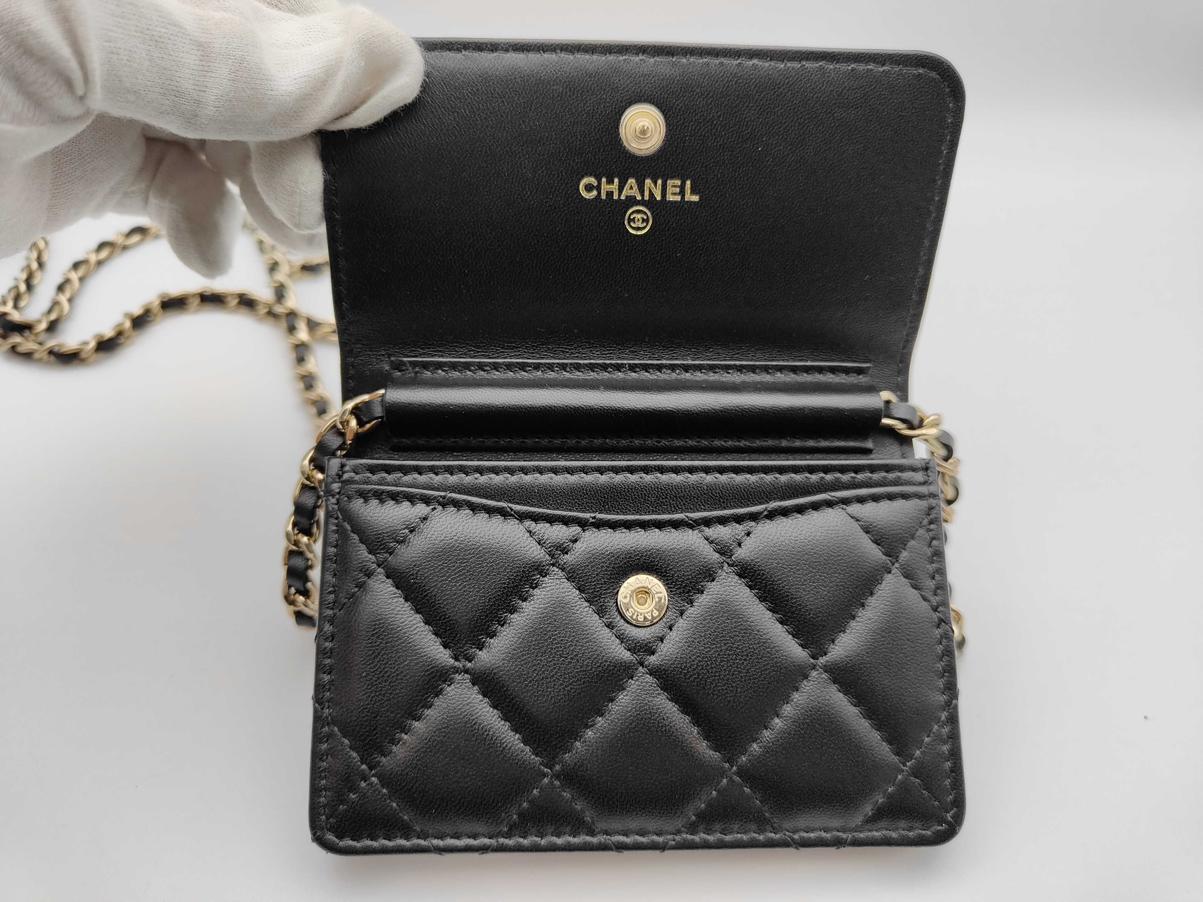 Matelassé Chain Shoulder Bag — view 7
