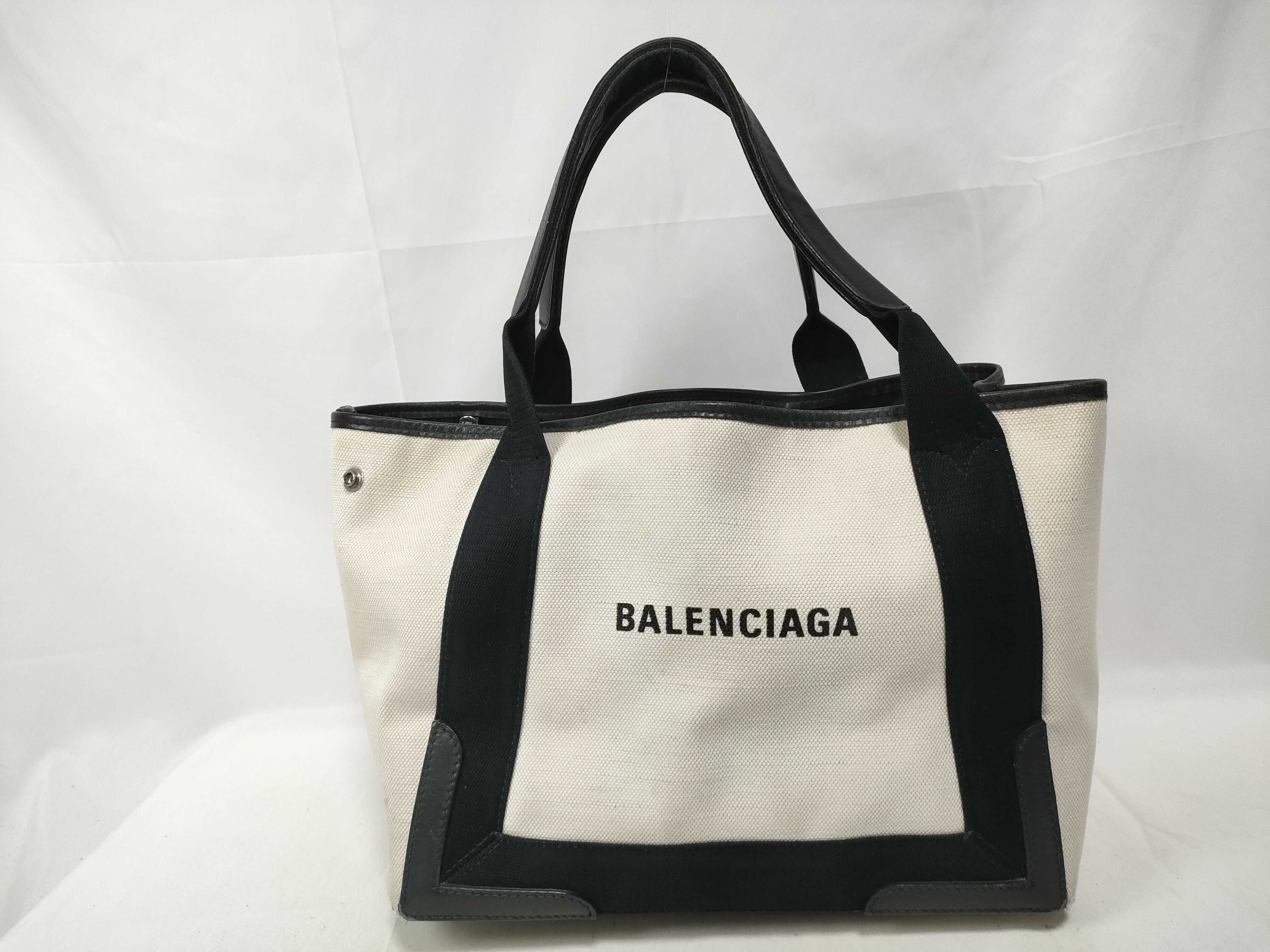 Navy Cabas Handbag