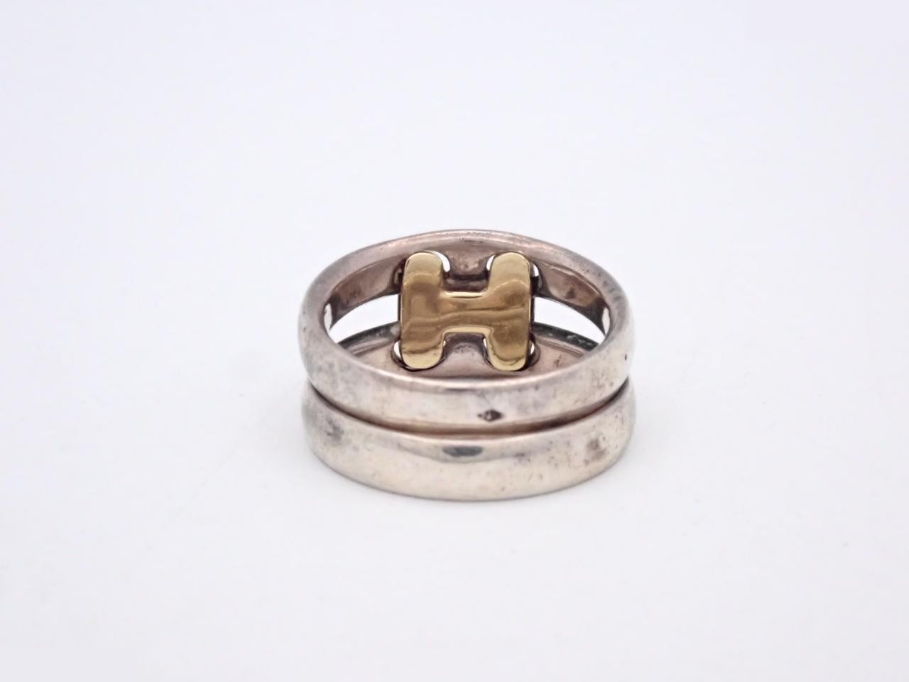750/925 Olympe Ring, stamped 53, actual size #12, 7.79g — view 2