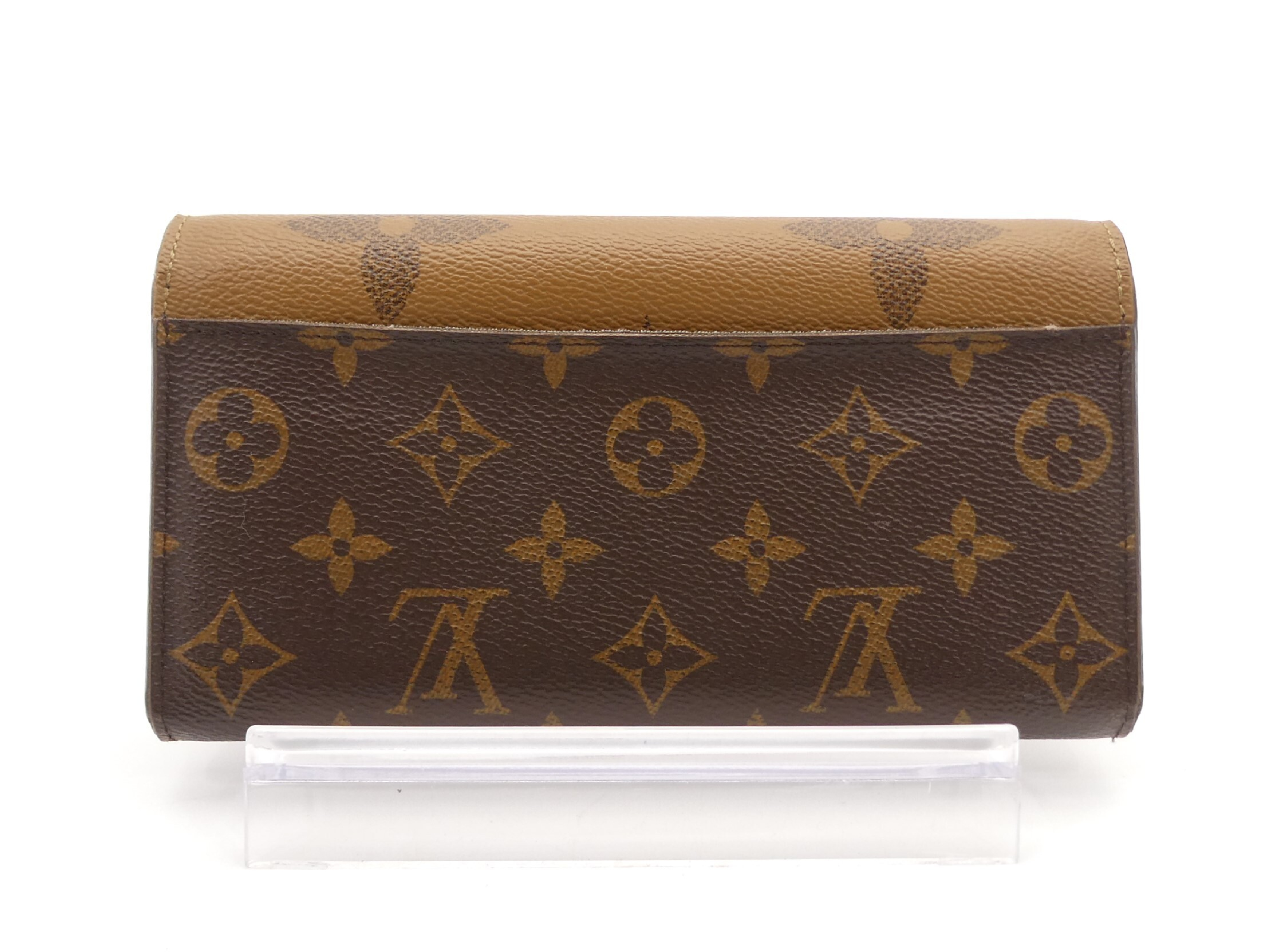 Monogram Giant Reverse Portefeuille Sarah Wallet (IC sensor enabled) — view 2