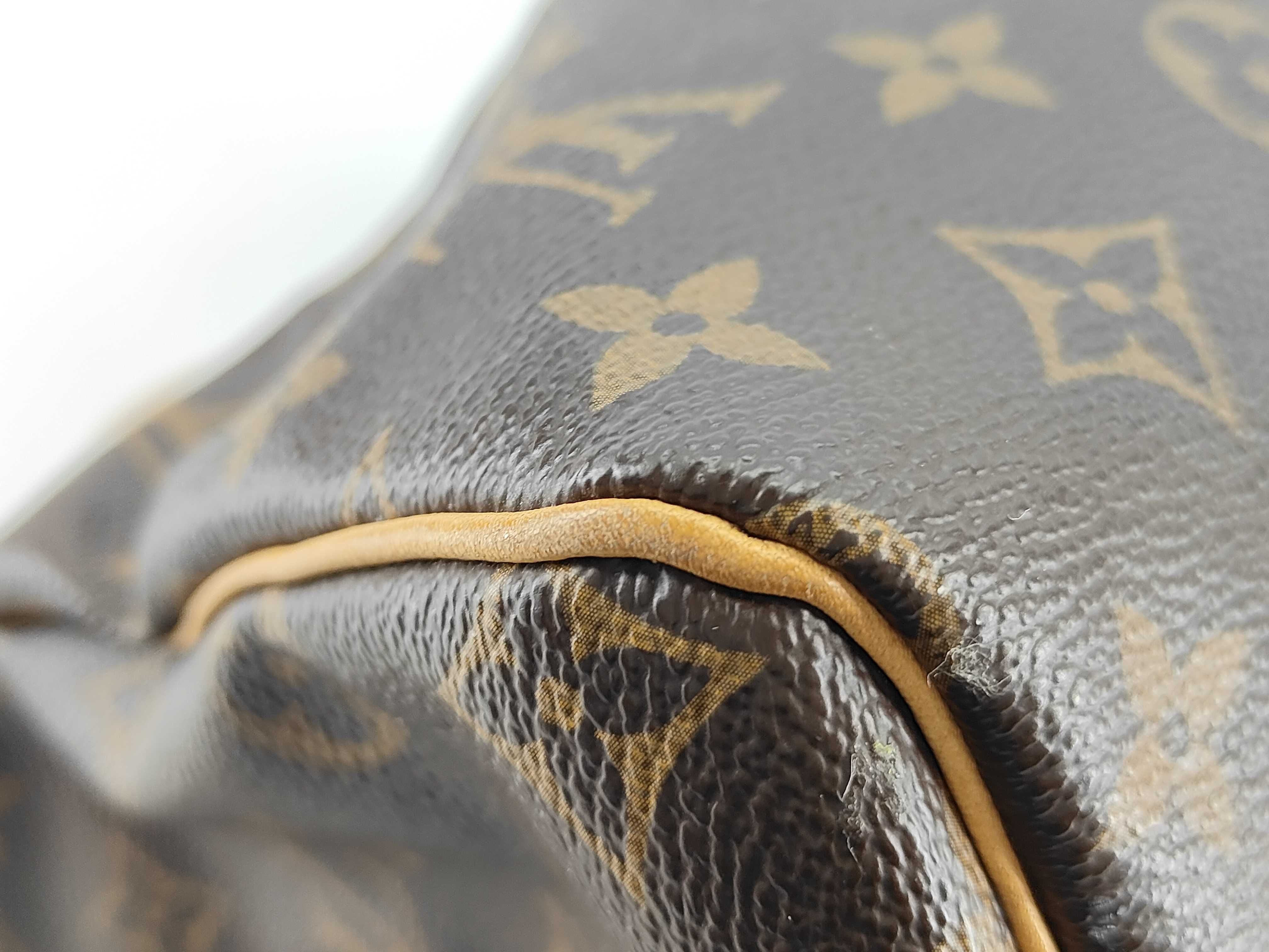 Monogram PH- Speedy 30 Monogram Canvas Brown Handbag Boston Bag — view 11