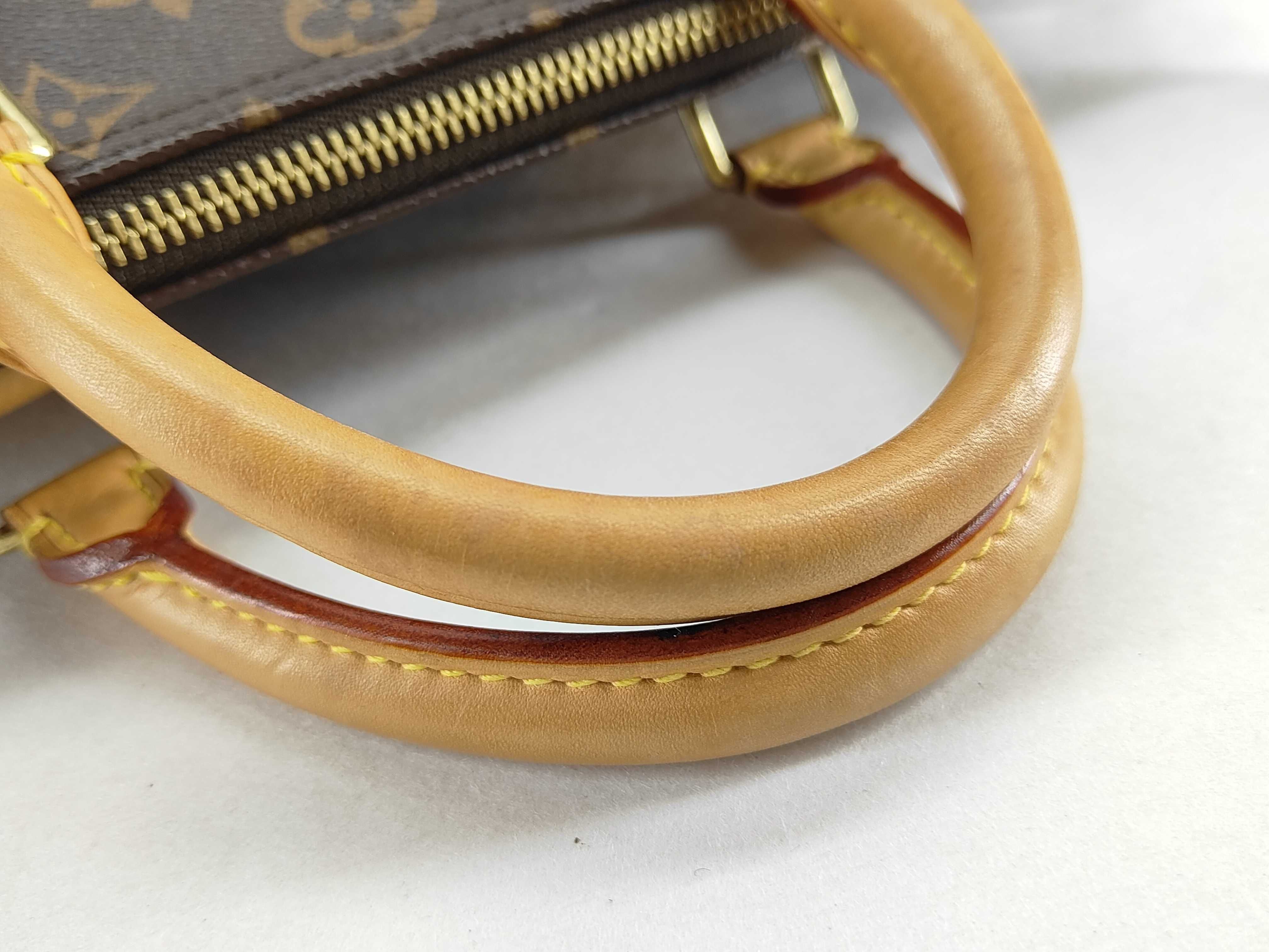 Monogram PH- Speedy 30 Monogram Canvas Brown Handbag Boston Bag — view 5
