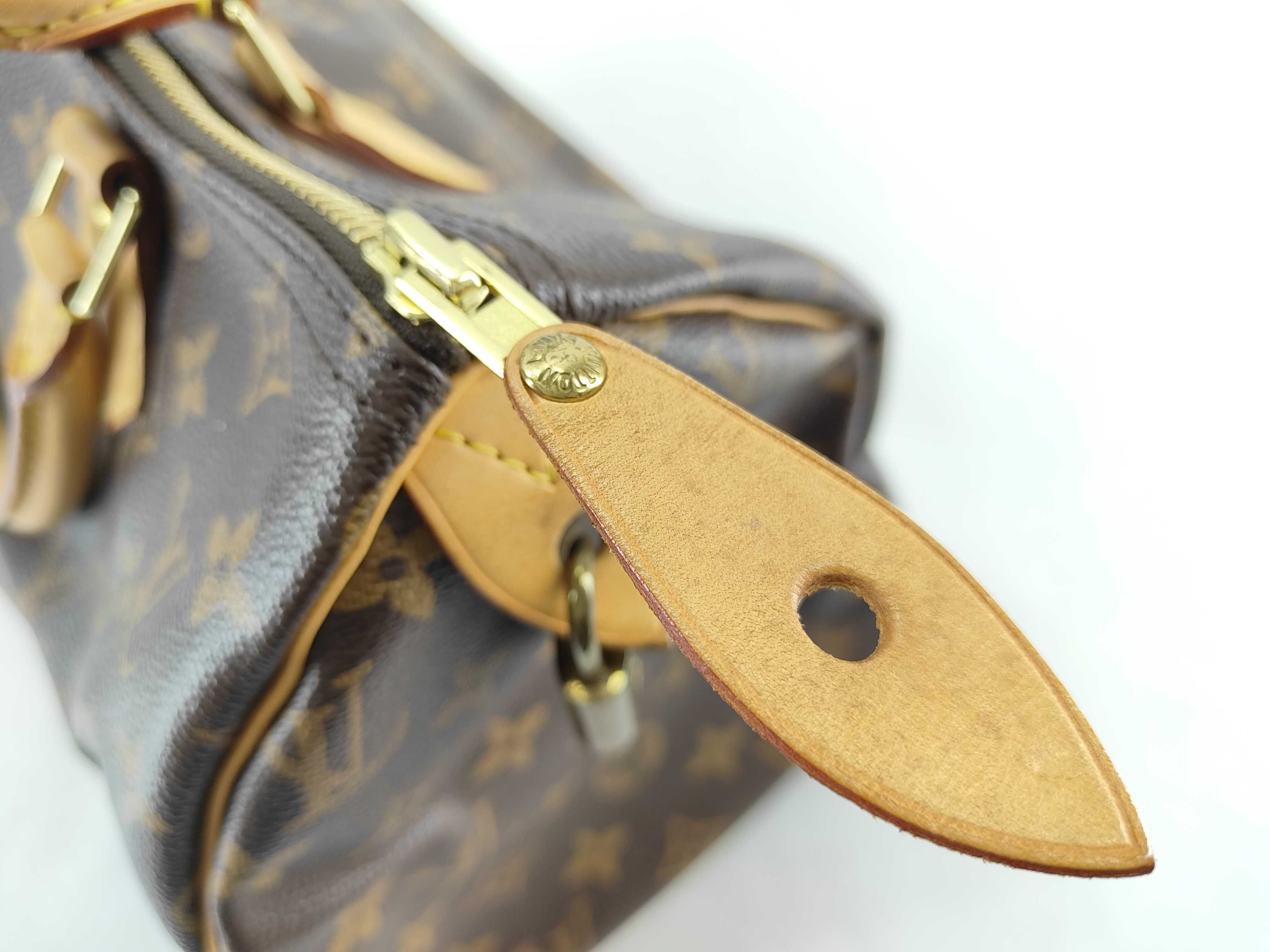 Monogram PH- Speedy 30 Monogram Canvas Brown Handbag Boston Bag — view 10