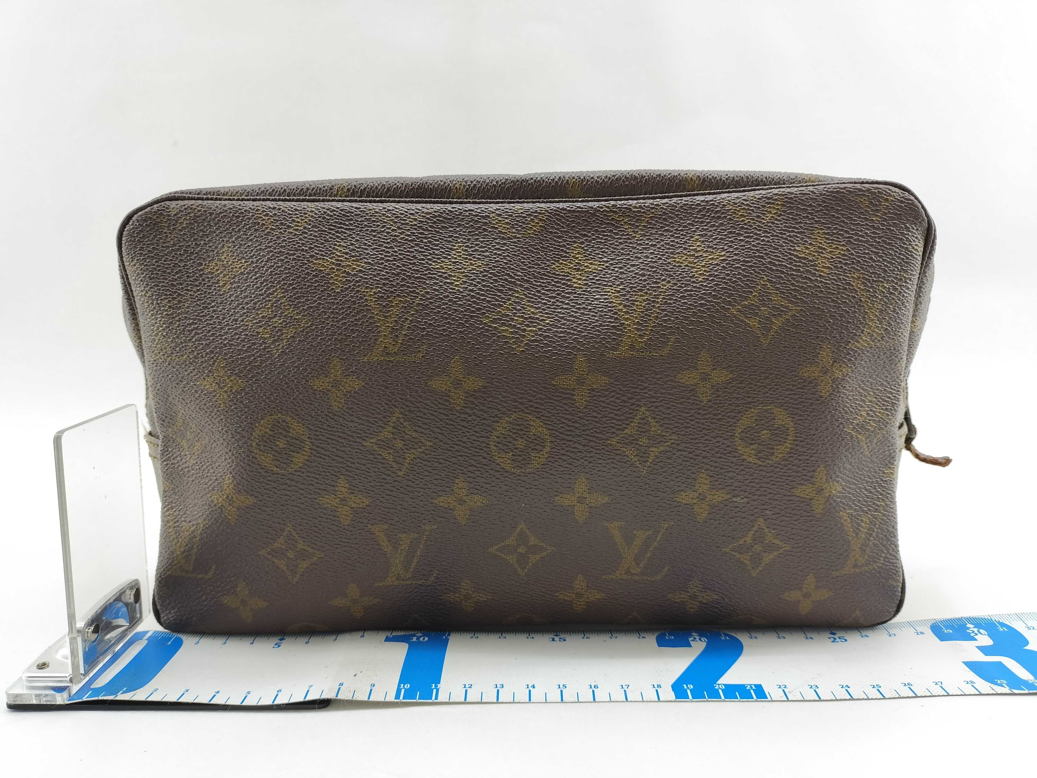 Monogram LV Louis Vuitton Trousse Toilette 28 Pouch — view 2
