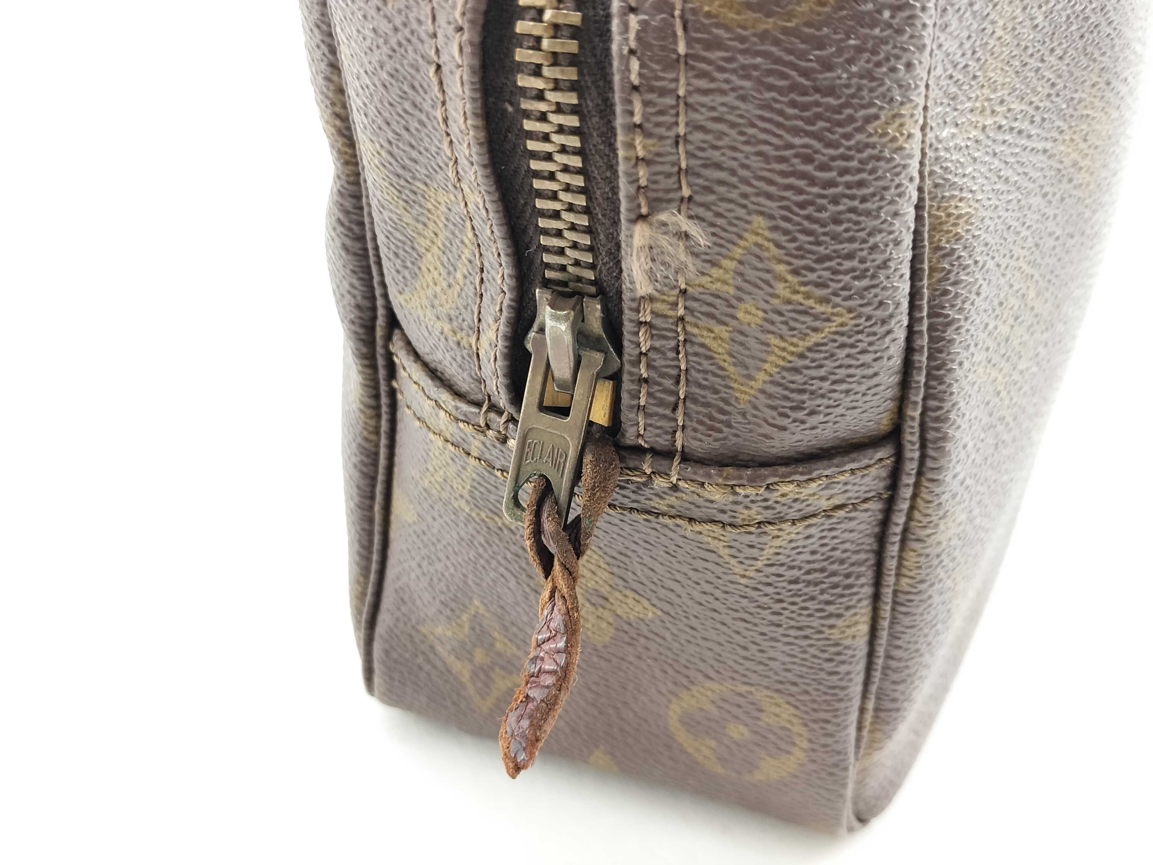 Monogram LV Louis Vuitton Trousse Toilette 28 Pouch — view 5