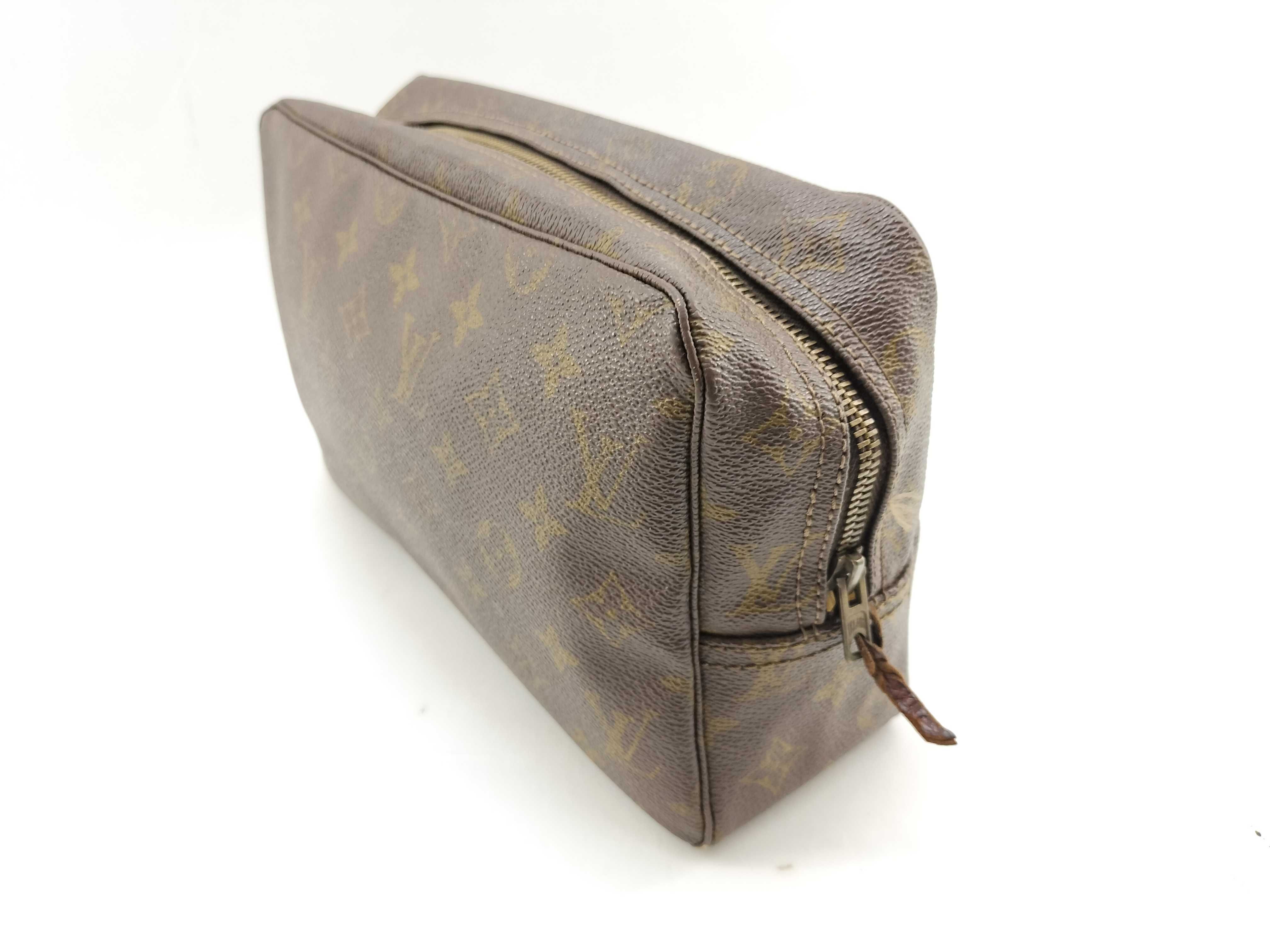 Monogram LV Louis Vuitton Trousse Toilette 28 Pouch — view 6