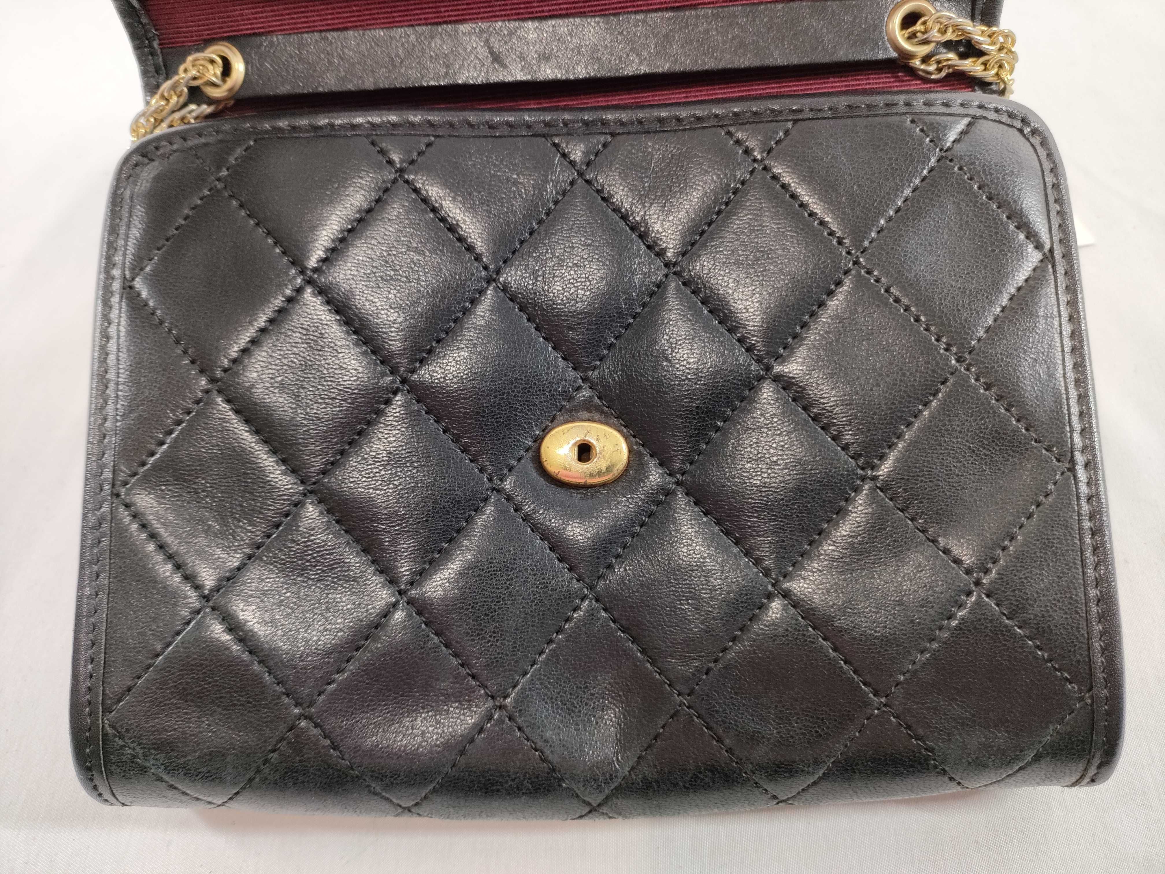 Lambskin Vintage Matelassé Coco Mark Mini Bag Shoulder Bag — view 14