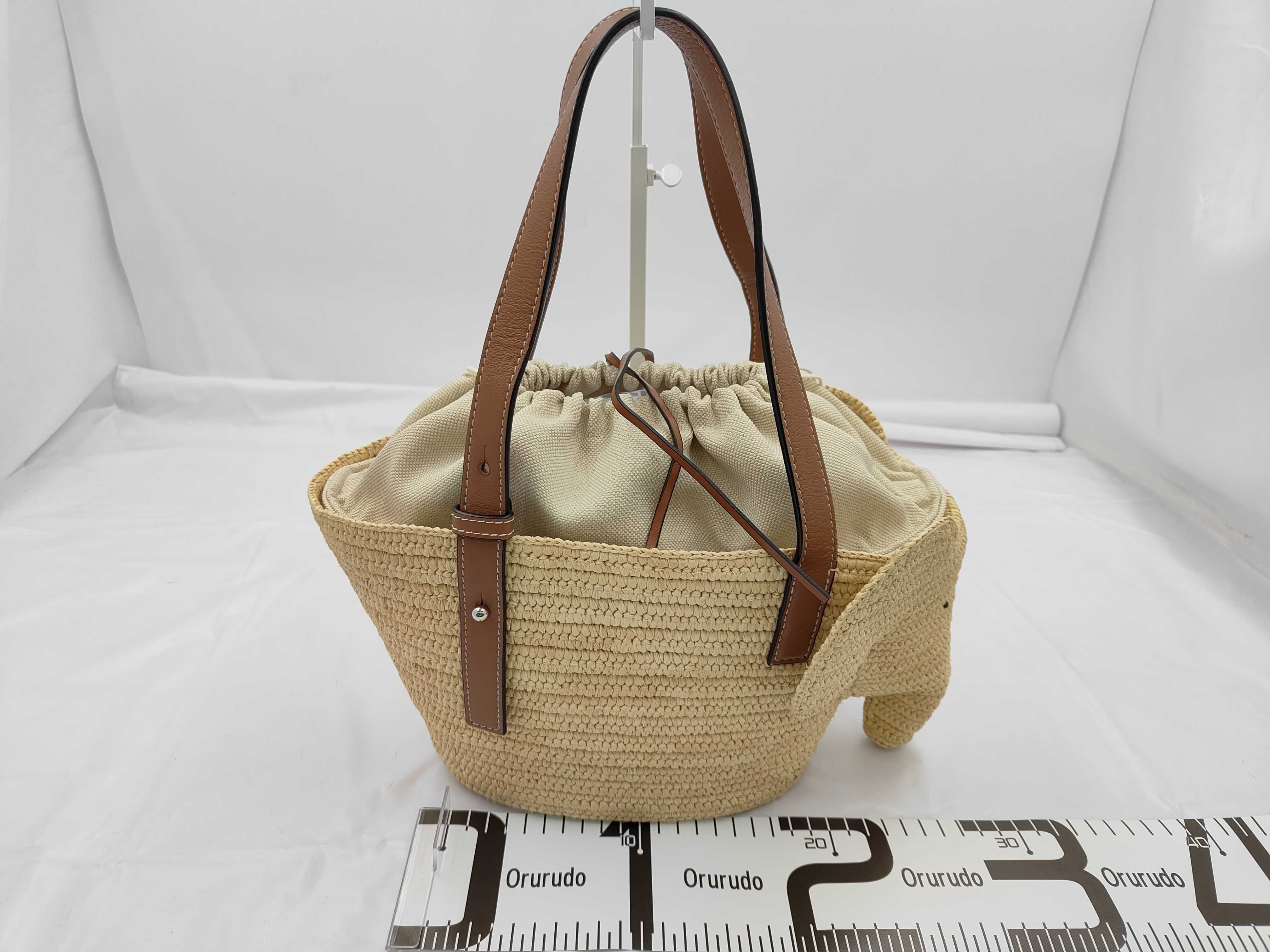 Basket Bag Small Raffia Natural Tan Handbag — view 2