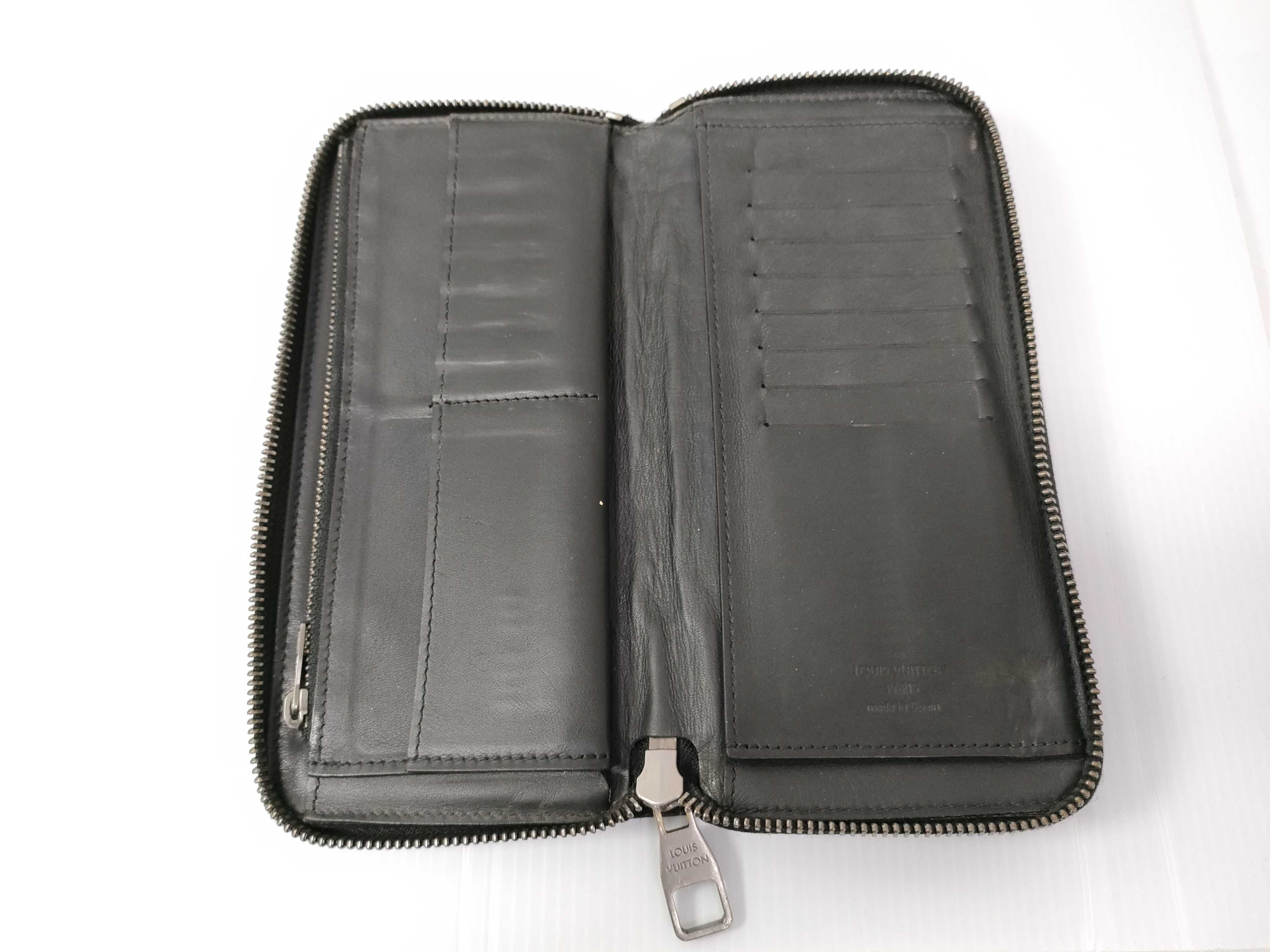 Damier Infini Zippy Wallet Vertical N63548 Wallet — view 9