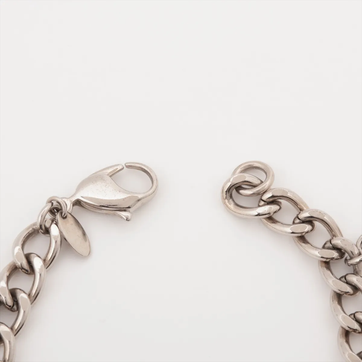 Coco Mark Logo 04V Bracelet, Metal, Silver. Shows signs of wear, — view 4
