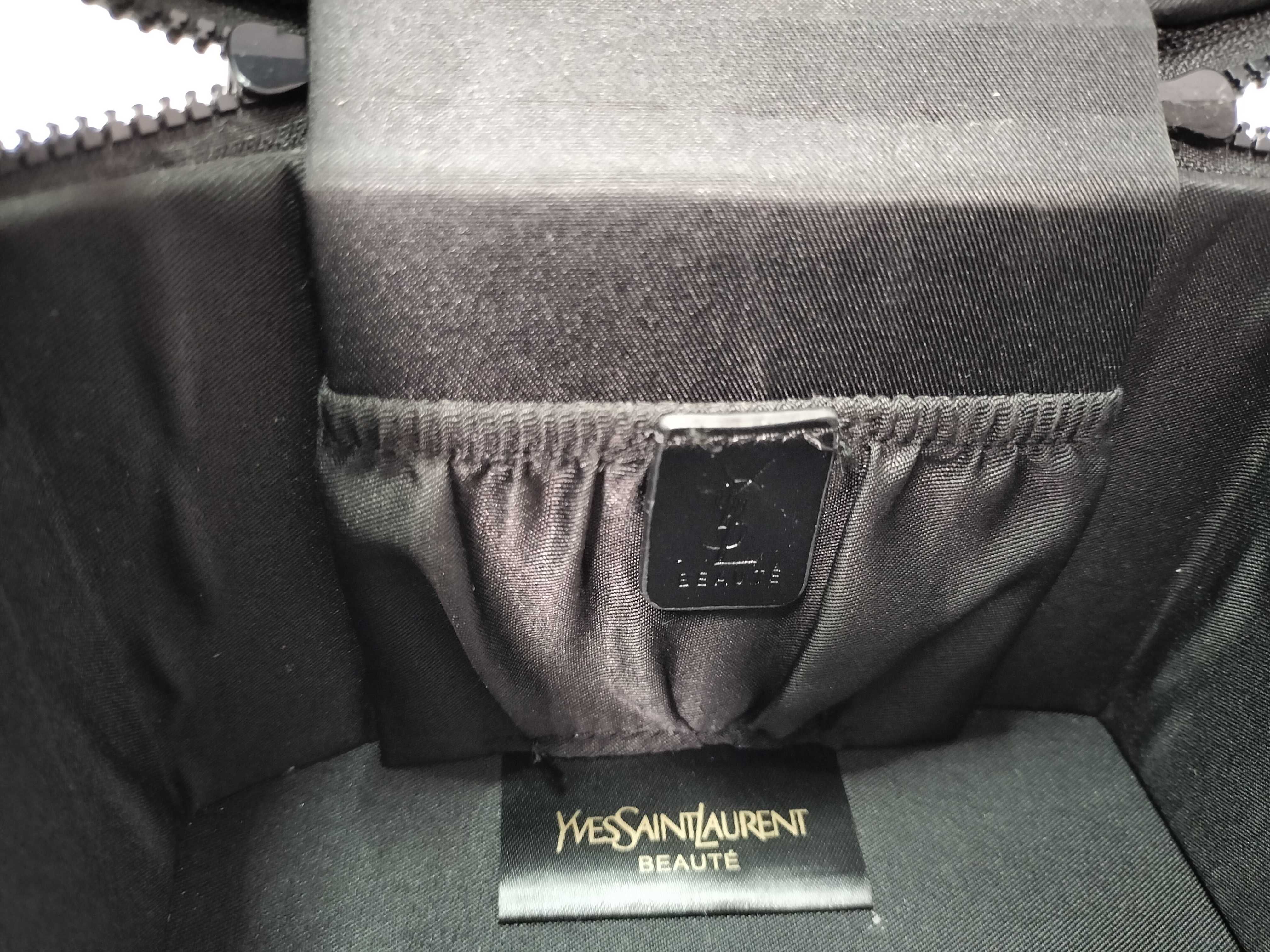 Leather Vanity Bag with Black Hardware and Plastic Chain Shoulder Bag — view 15