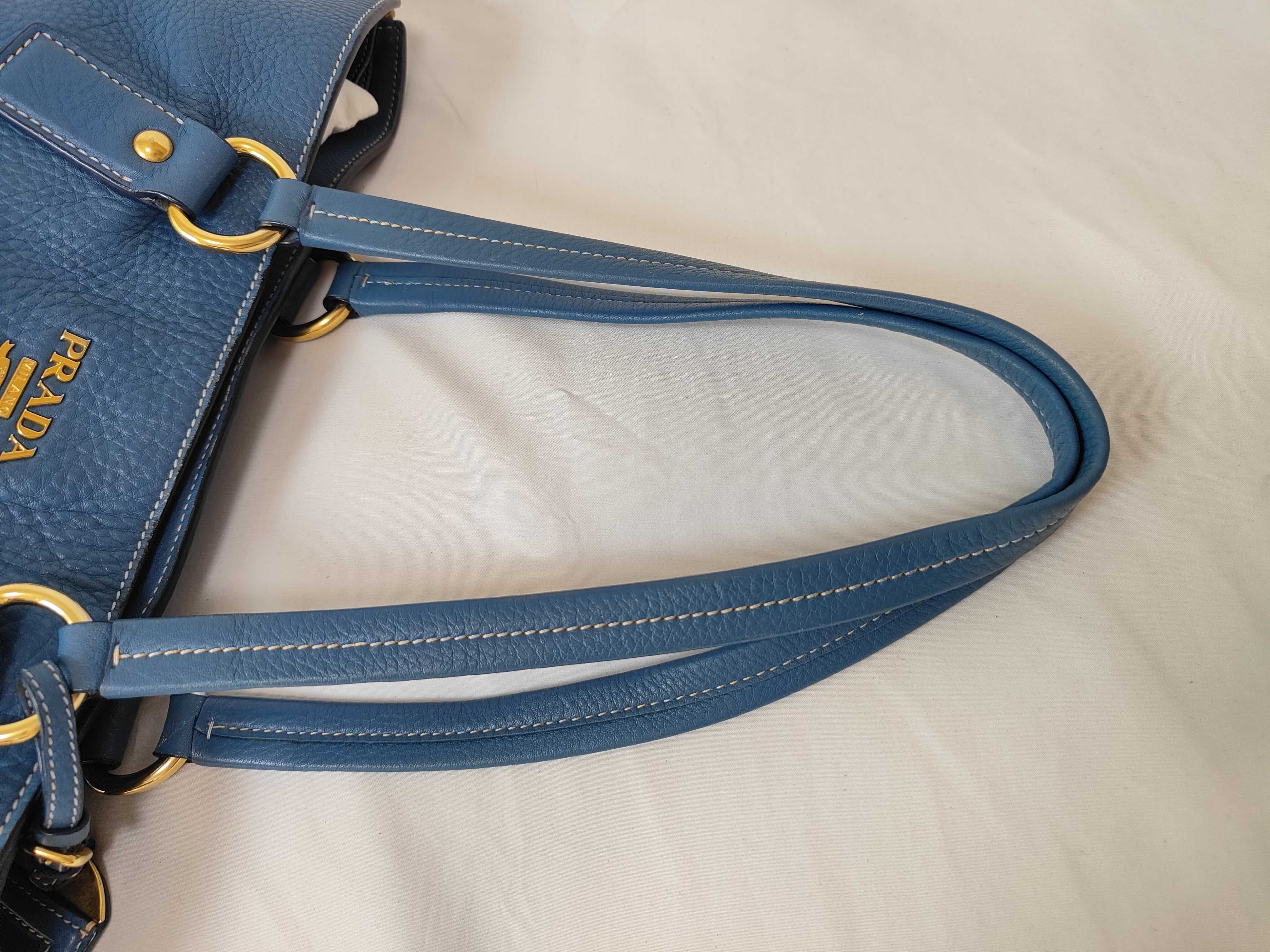 Vitello Daino Side-Zip Tote Shoulder Bag — view 3