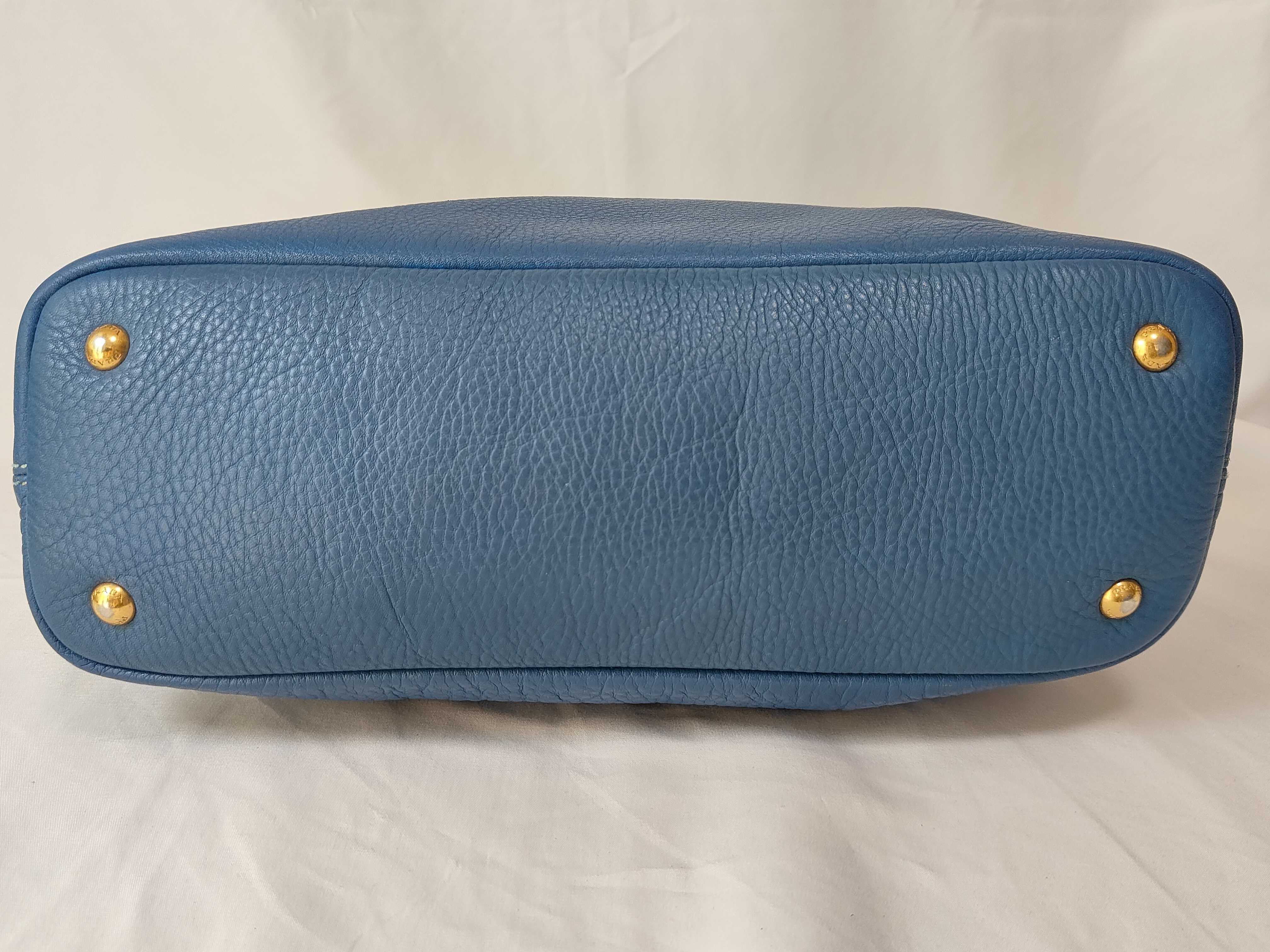 Vitello Daino Side-Zip Tote Shoulder Bag — view 7