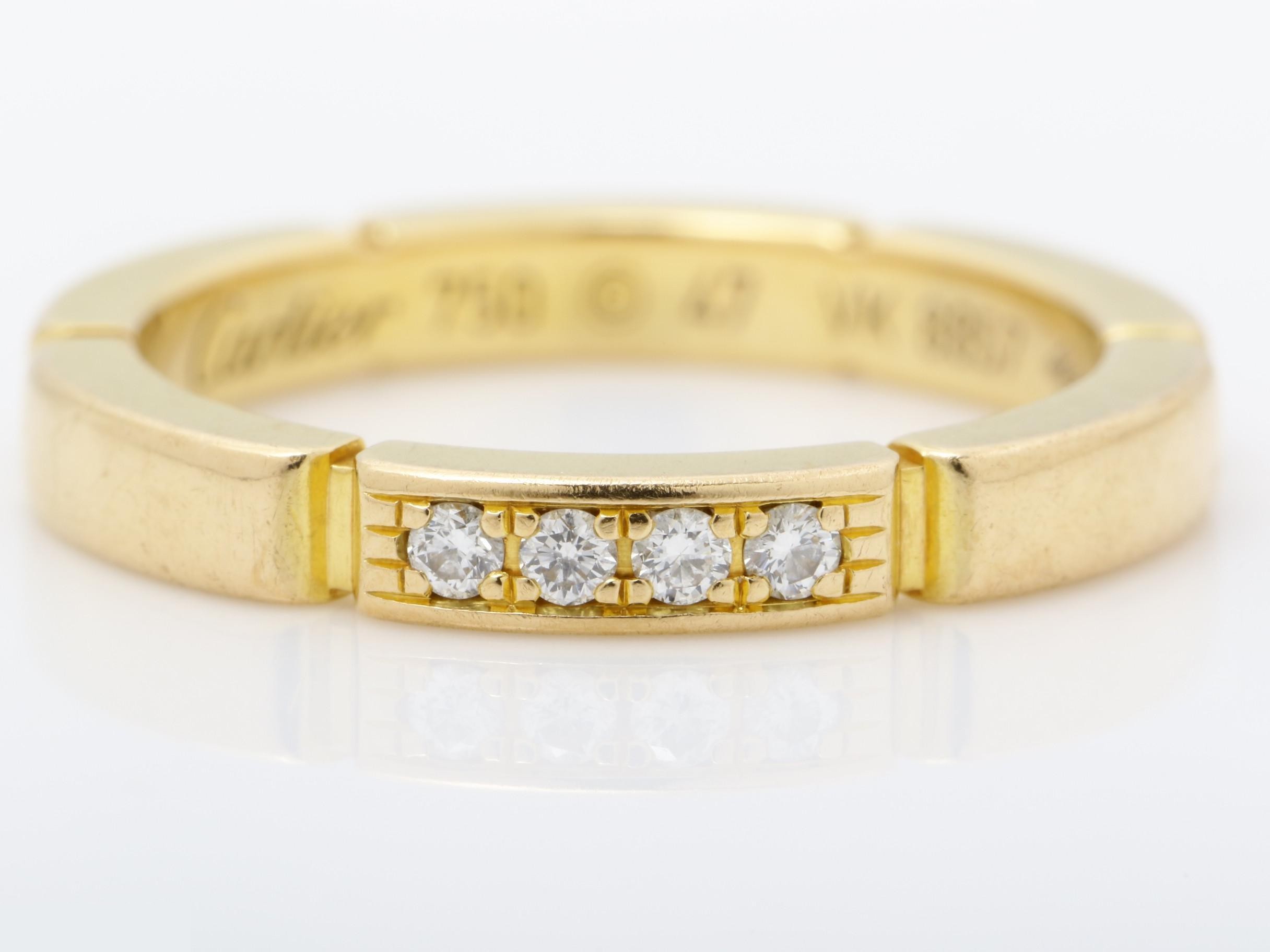 Maillon Panthère Diamond Ring, 750PG, 3.5g, #47 — view 2