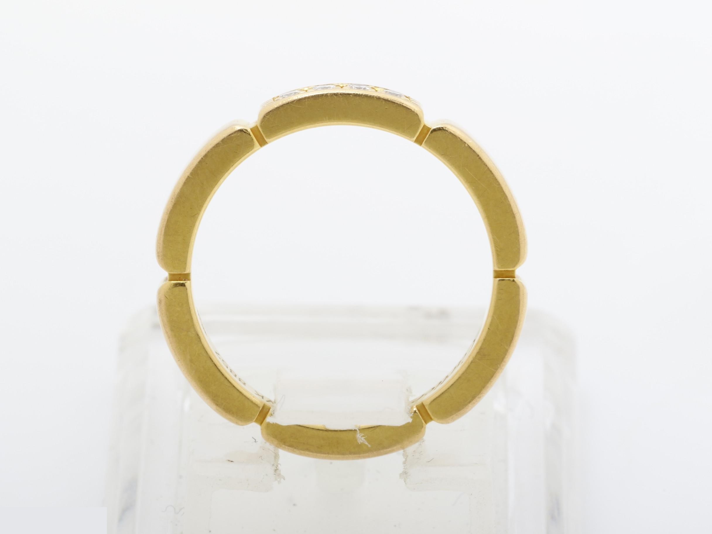 Maillon Panthère Diamond Ring, 750PG, 3.5g, #47 — view 5