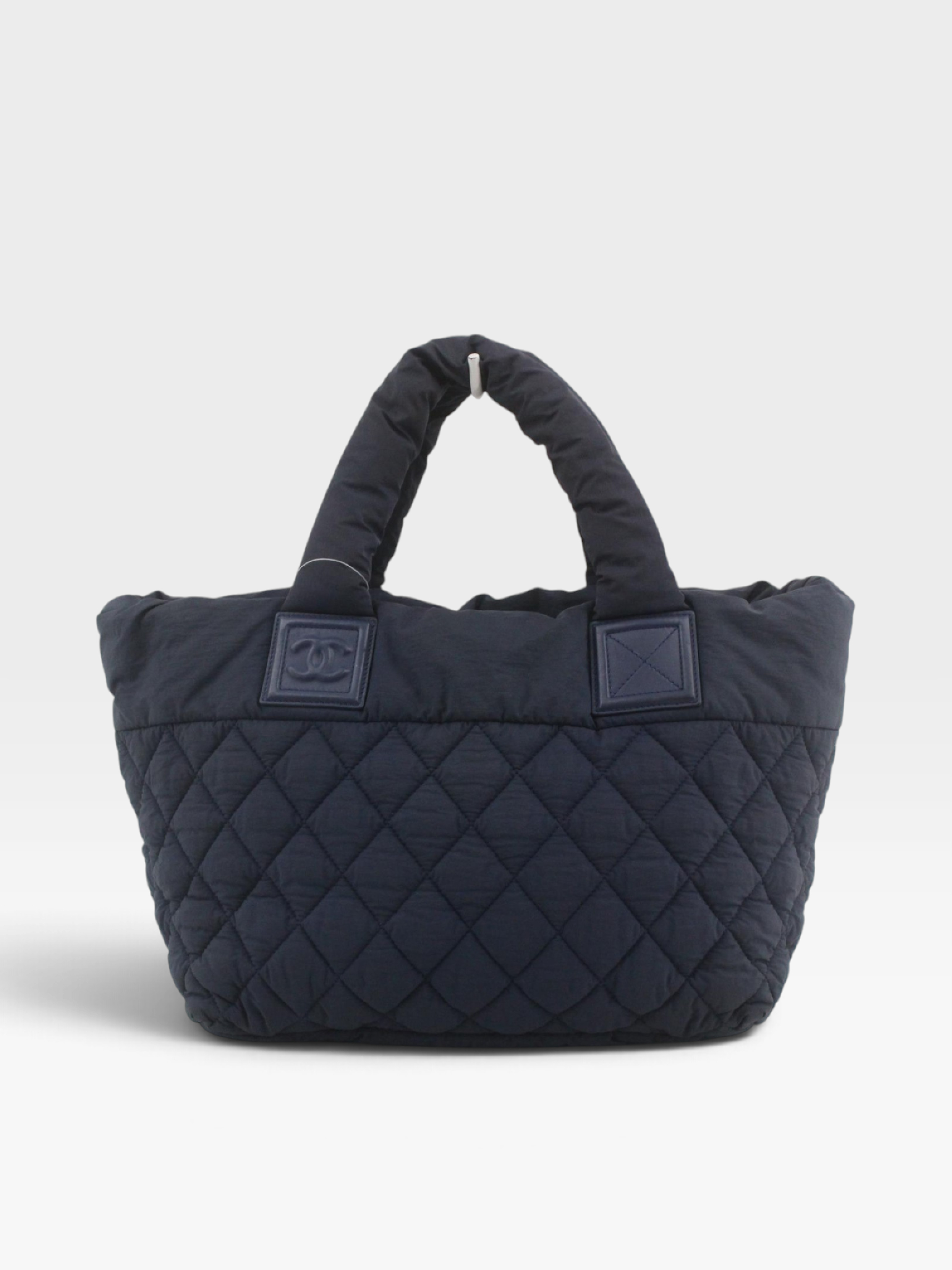 Coco Cocoon Nylon Tote Bag (Navy) — view 2