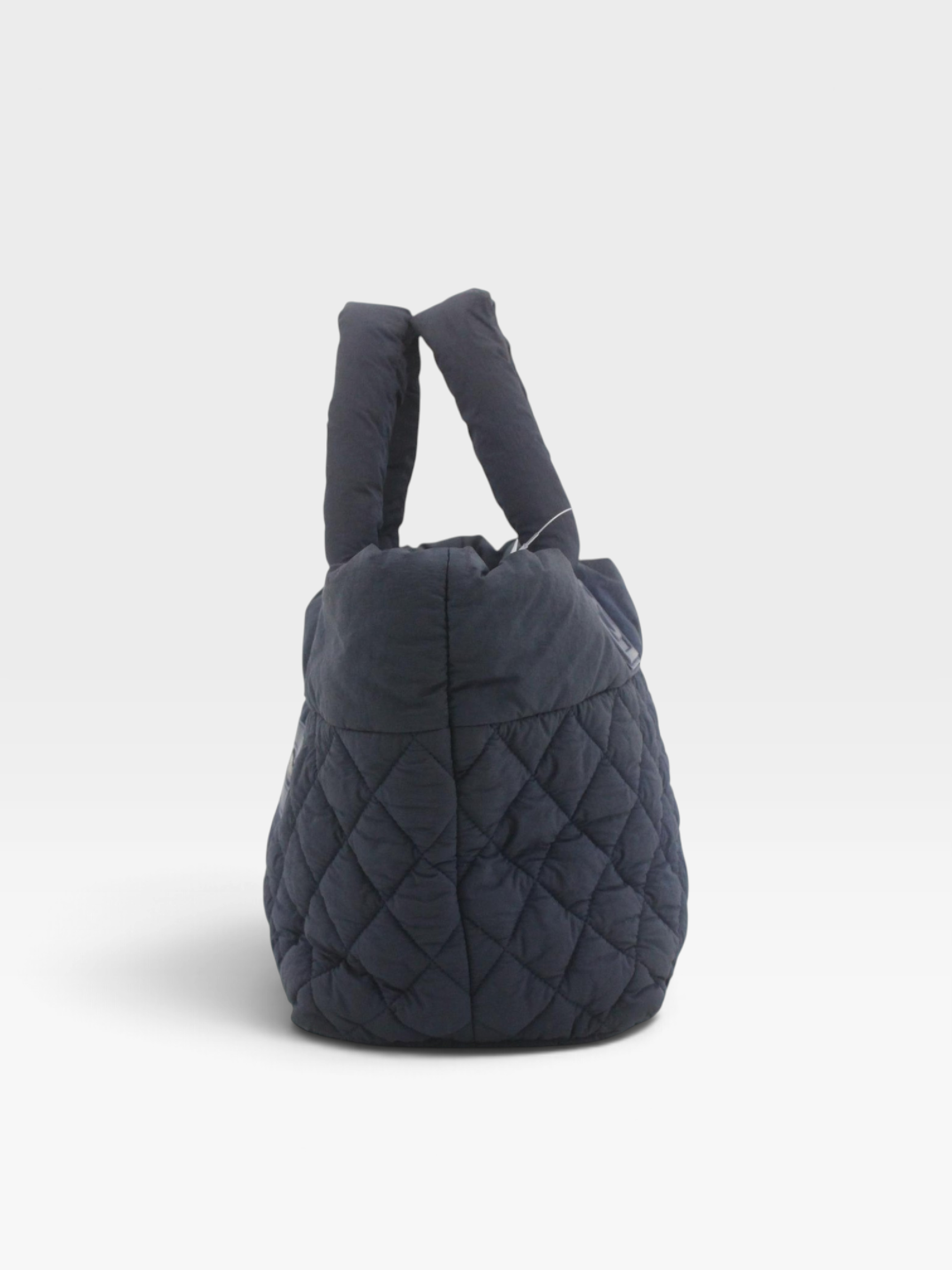 Coco Cocoon Nylon Tote Bag (Navy) — view 3