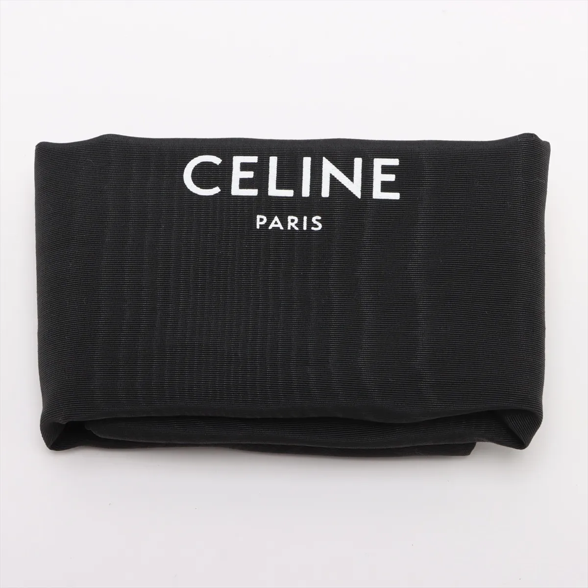 Triomphe Teen Leather Shoulder Bag Black — view 14