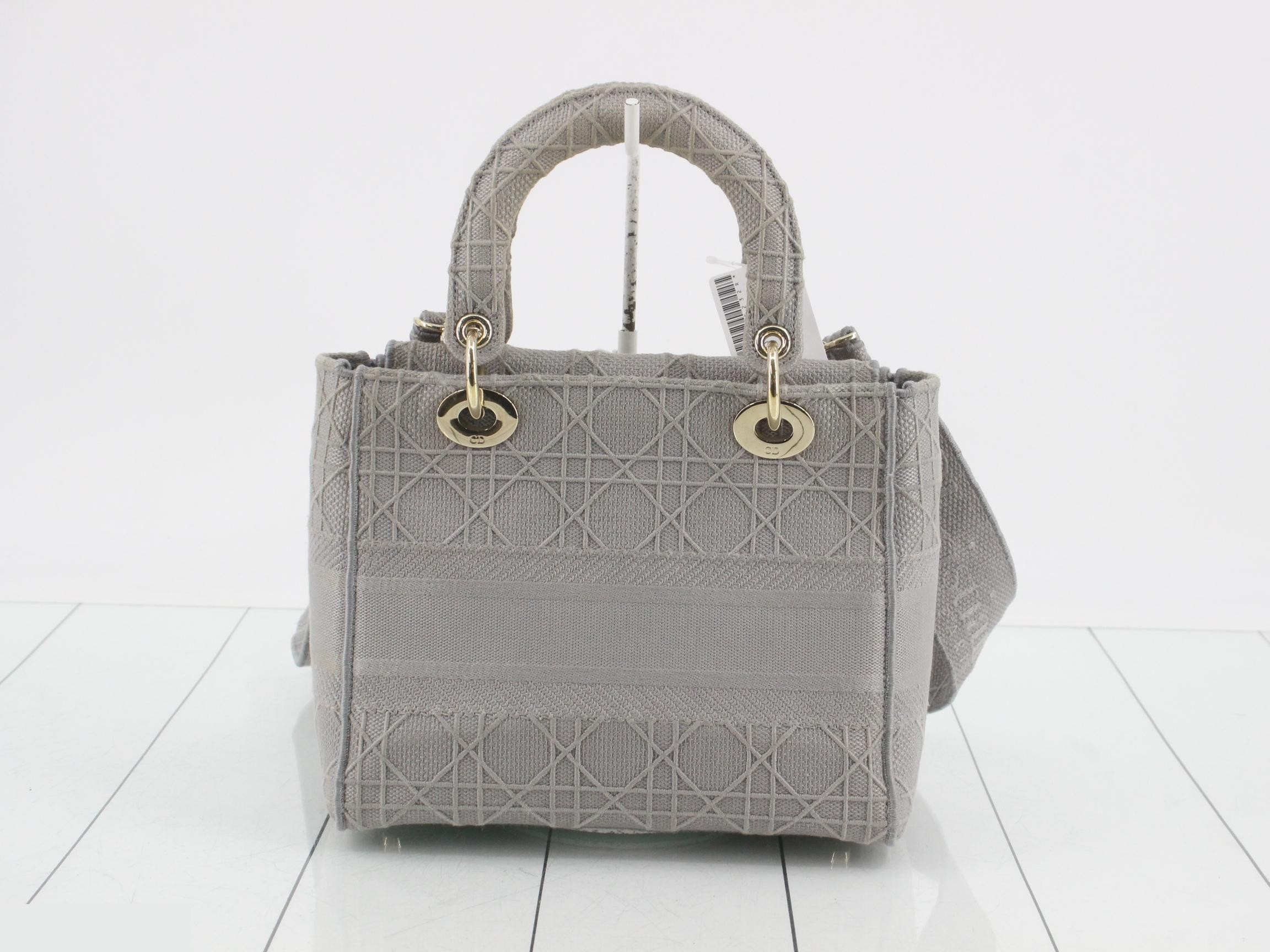 Lady Dior D-Light 2-Way Shoulder Bag — view 2
