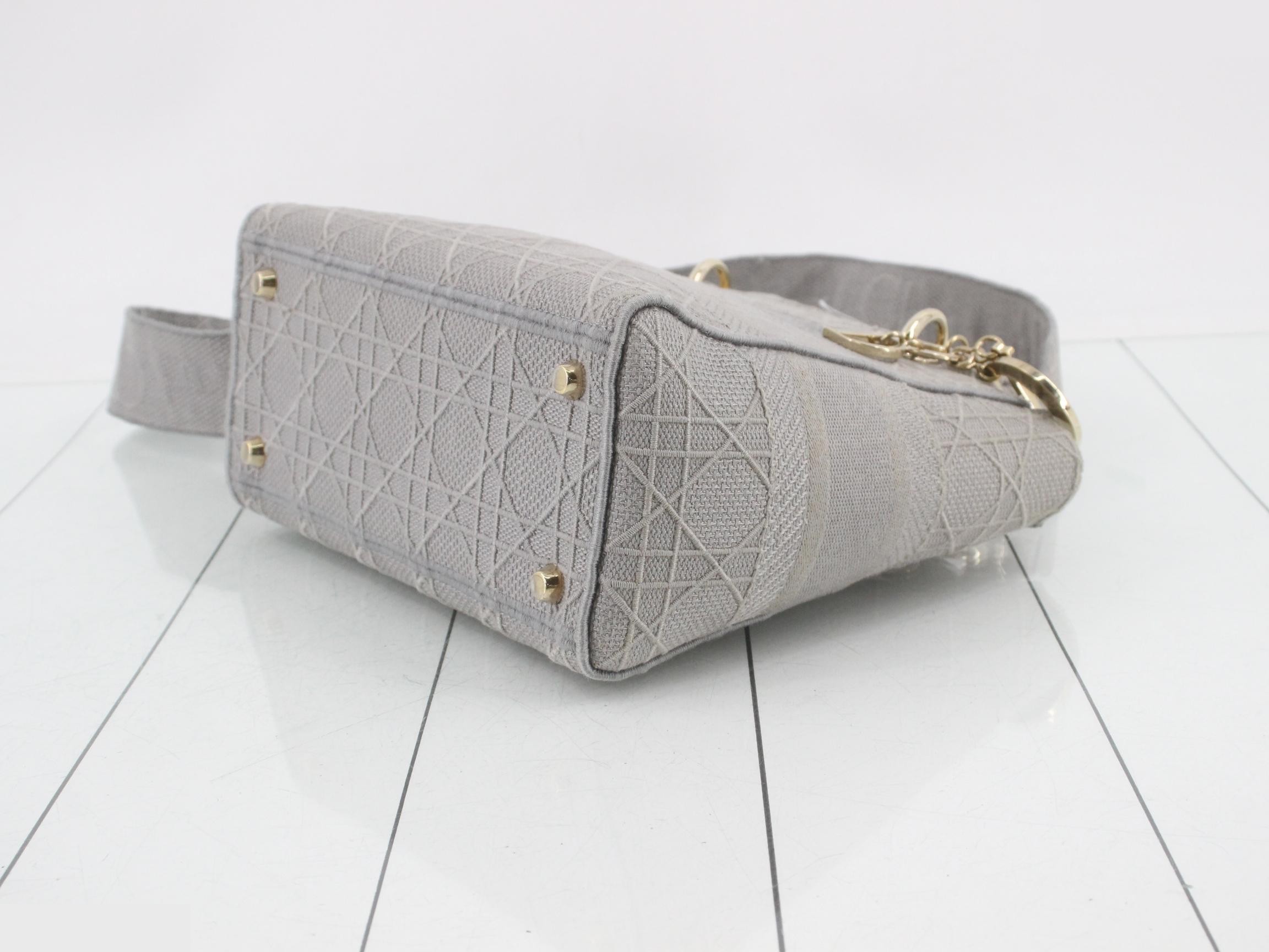 Lady Dior D-Light 2-Way Shoulder Bag — view 6