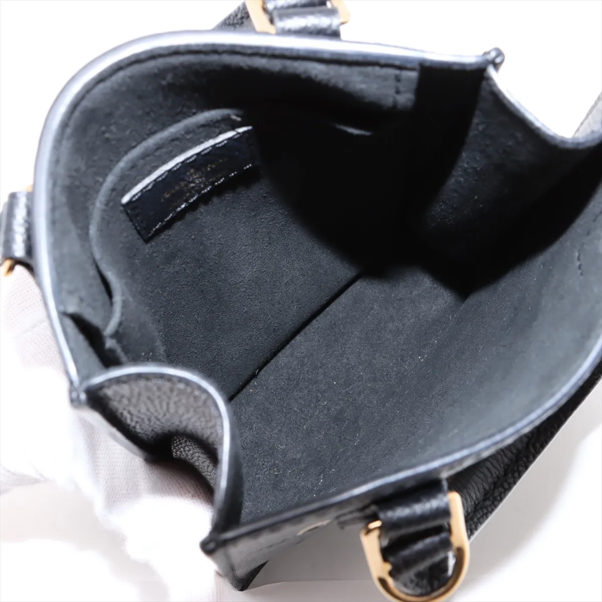 Monogram Empreinte Petit Sac Plat M81416 Black RFID reaction available — view 8