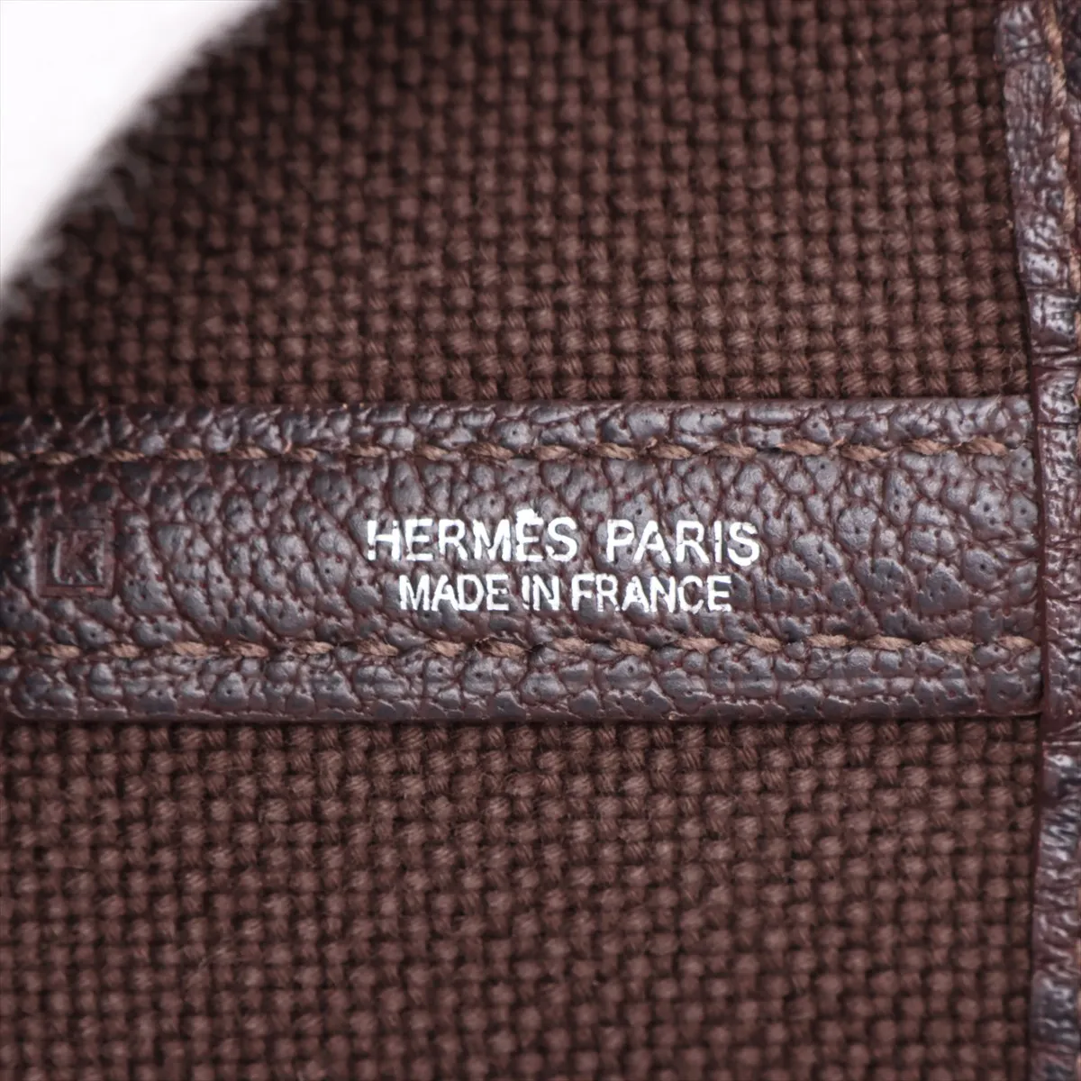 Garden Party 36 PM Toile Sole H x Buffle Brown Silver Hardware — view 8