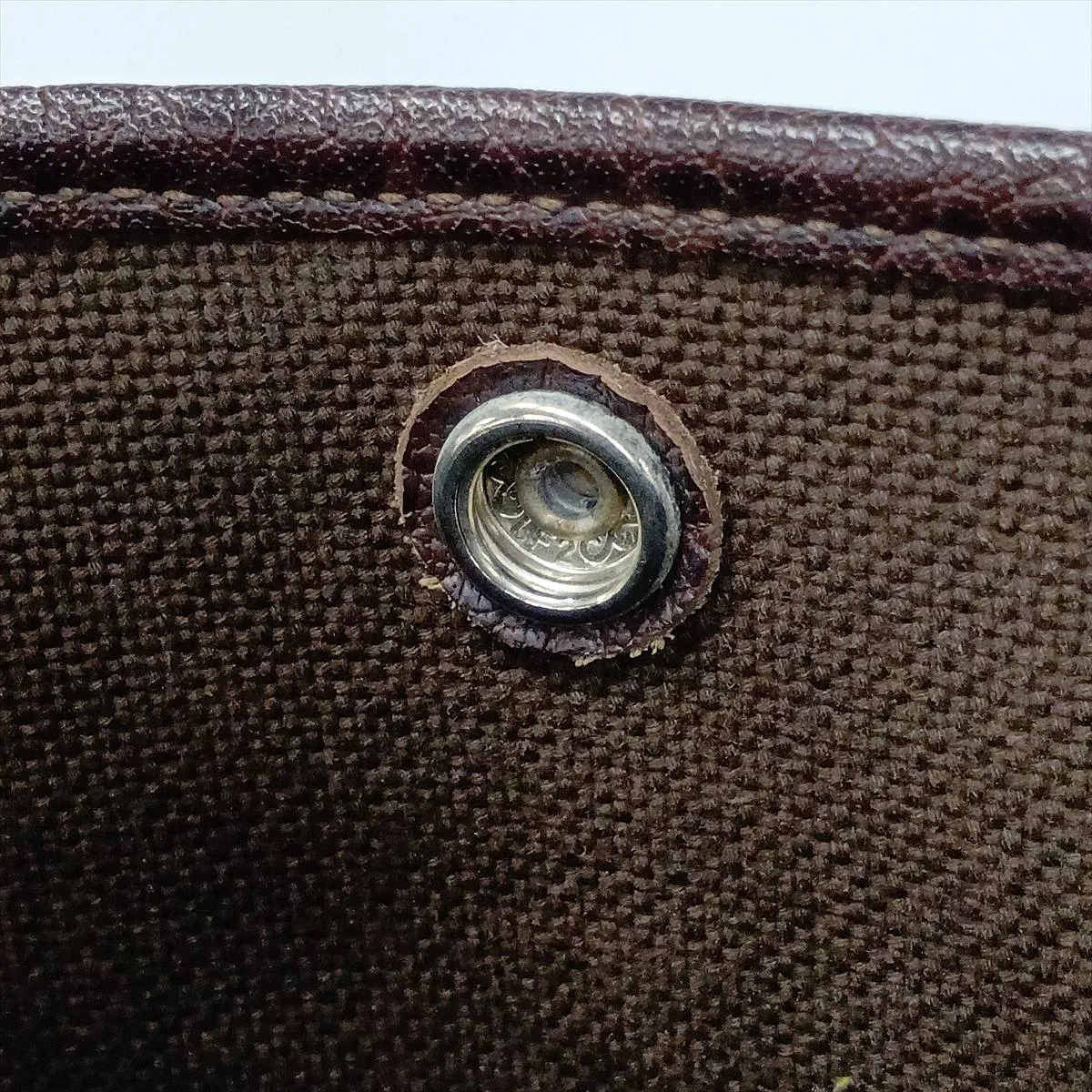 Garden Party 36 PM Toile Sole H x Buffle Brown Silver Hardware — view 10